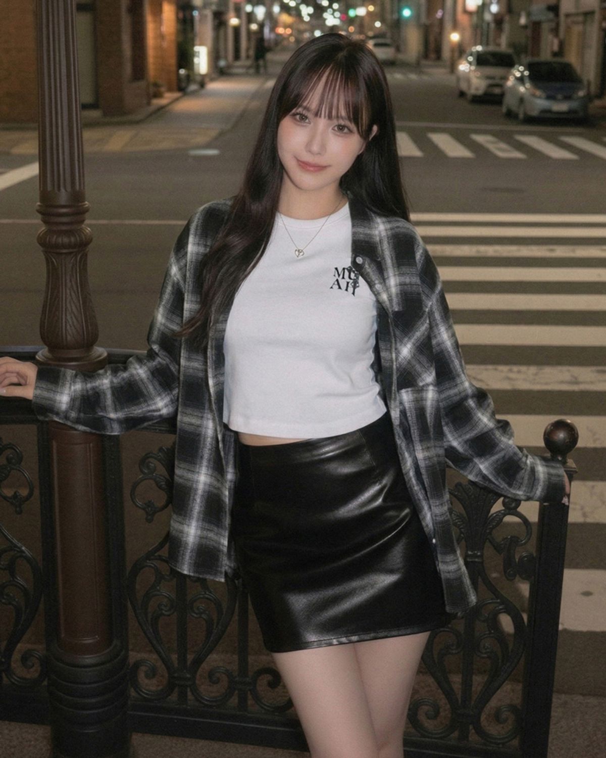 무아무아(MUAHMUAH) 루즈핏 체크 긴팔 셔츠 [5color]