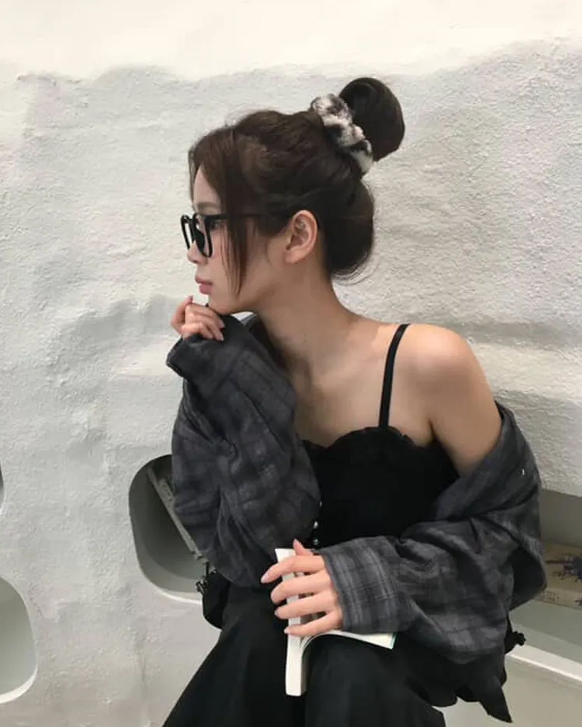 무아무아(MUAHMUAH) 루즈핏 체크 긴팔 셔츠 [5color]