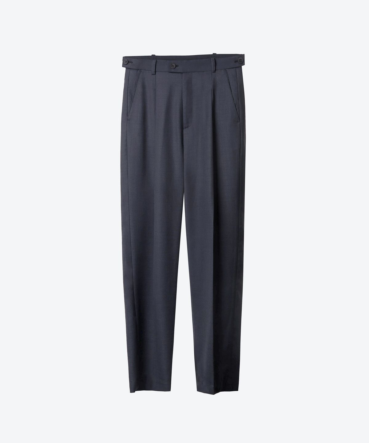 언티지(UNTAGE) 울 캐롯 레그 트라우저[Navy(UNISEX)]_UTP-FP52