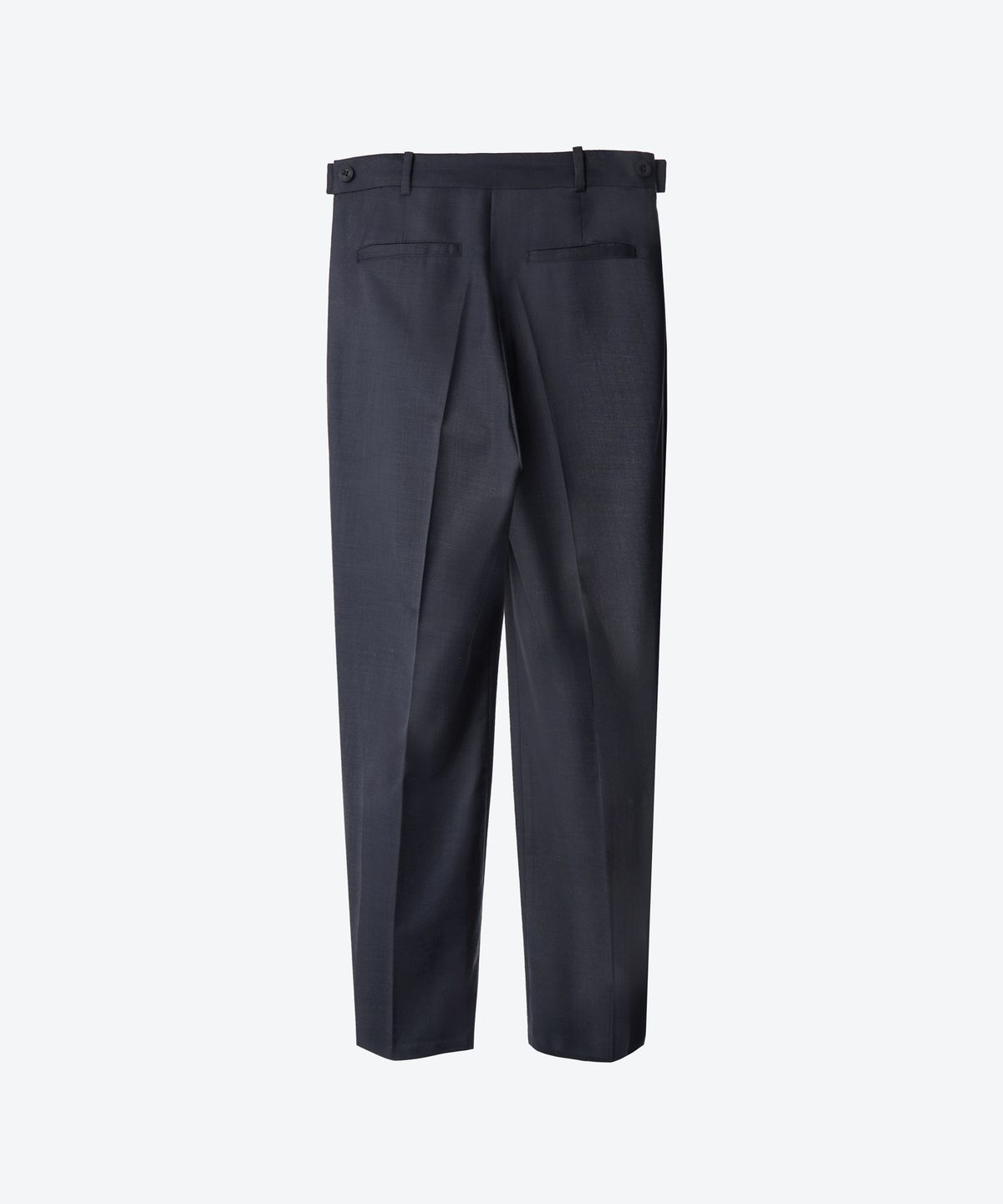 언티지(UNTAGE) 울 캐롯 레그 트라우저[Navy(UNISEX)]_UTP-FP52