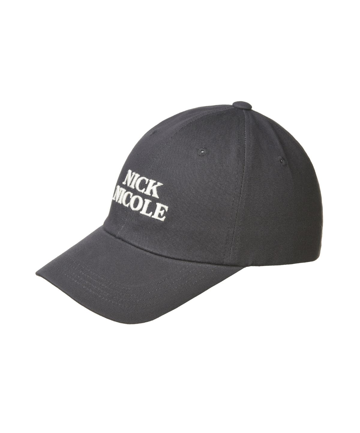 닉앤니콜(NICK&NICOLE) MINI ORIGINALS NICOLE BALL CAP_CHARCOAL CREAM