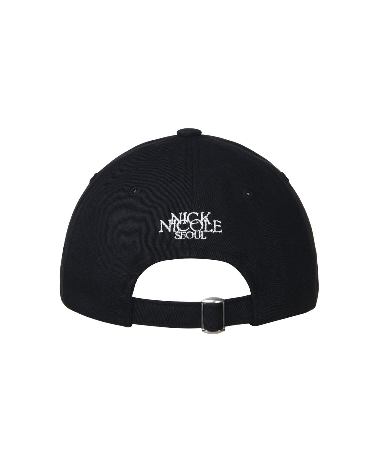 닉앤니콜(NICK&NICOLE) MINI BUTTERFLY BLINK BALL CAP_BLACK WHITE