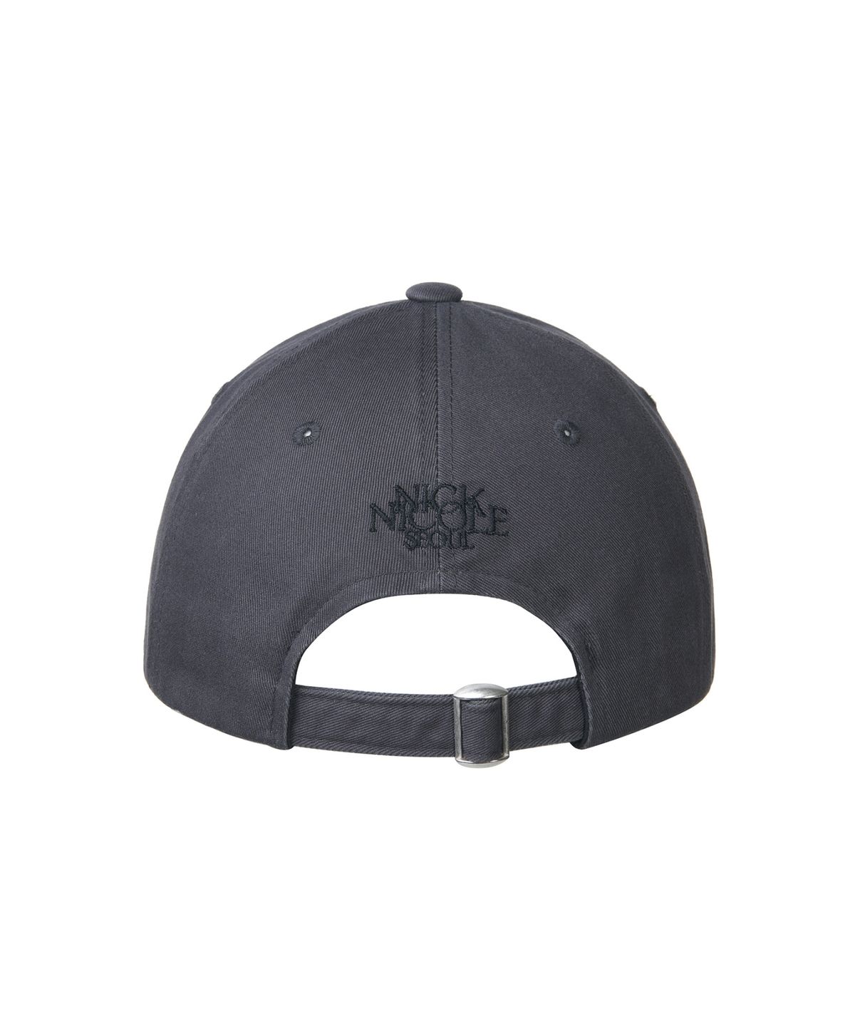 닉앤니콜(NICK&NICOLE) MINI BUTTERFLY BLINK BALL CAP_CHARCOAL BLACK
