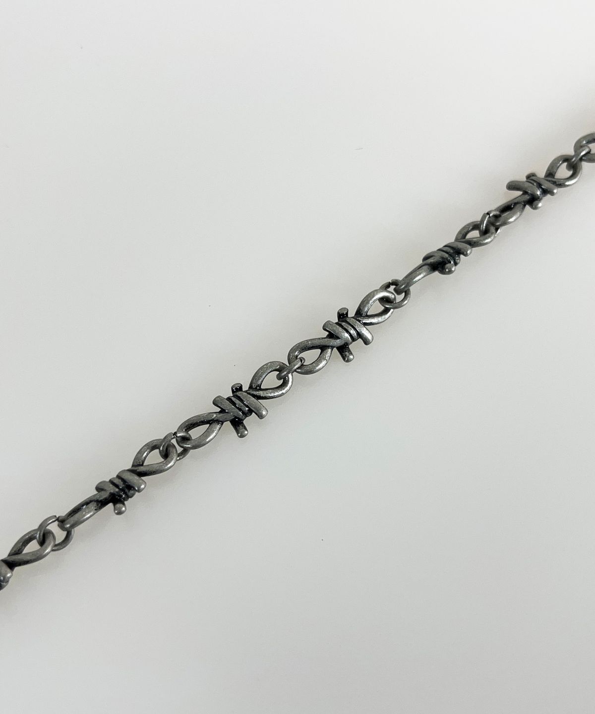 섹스토(SEXTO) [팔찌][써지컬스틸]Fence Chain Bracelet Vintage Silver