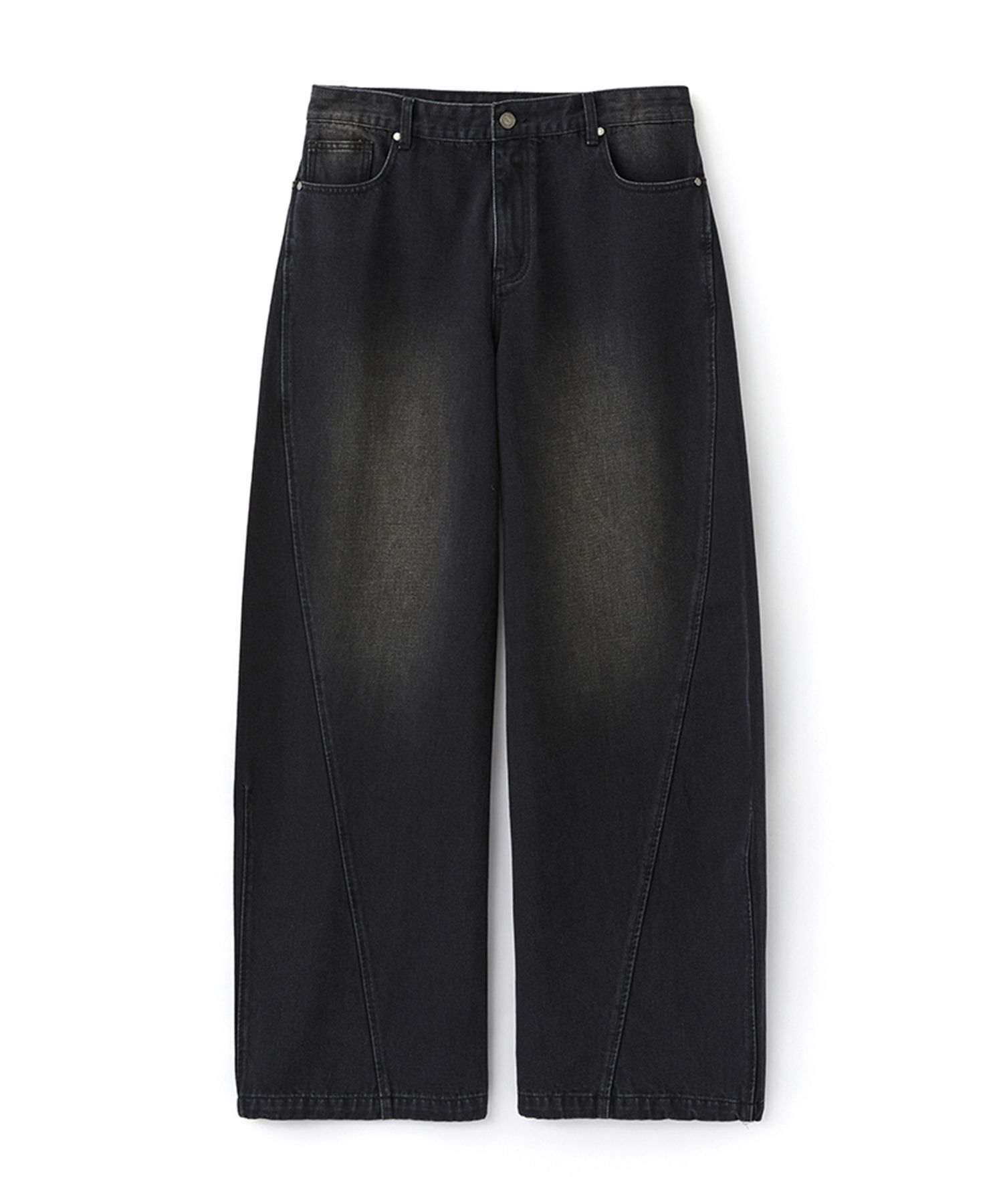 ★MUSINSA STANDARD★ Big wide denim pants black MMDNP600-BK MUSINSA | MUSINSA STANDARD [Cool Standard] Big Brush Extra