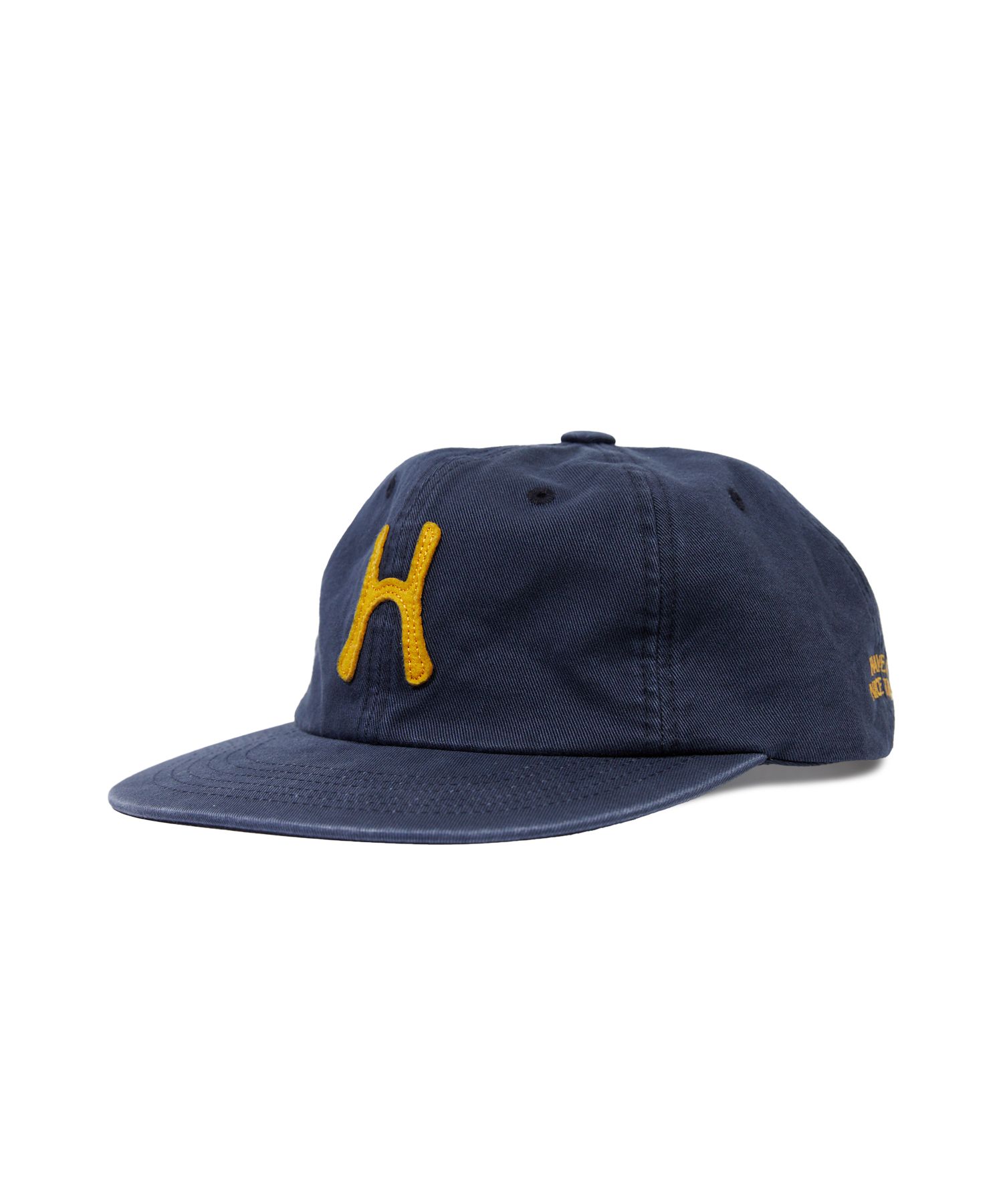 MUSINSA | HELLO SUNRISE H Logo Cotton Relaxed Fit 6Panel