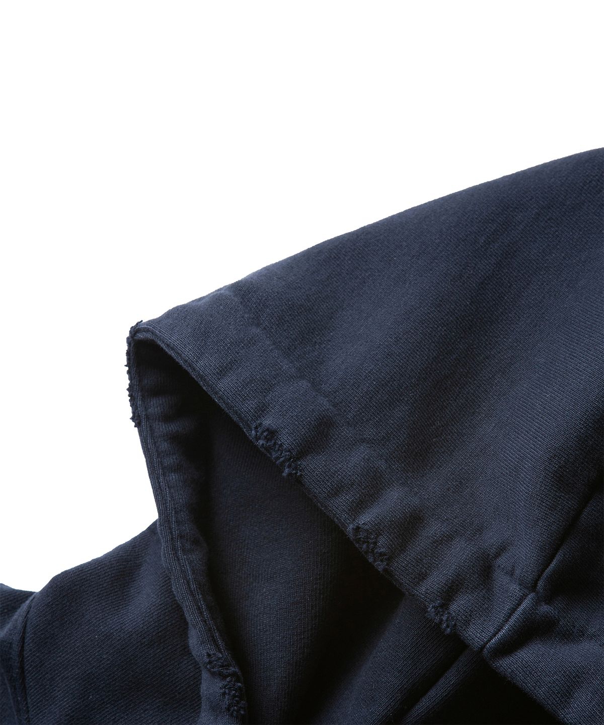 에스파이(ESFAI) VTG CROP HEAVY HOODIE (NAVY)