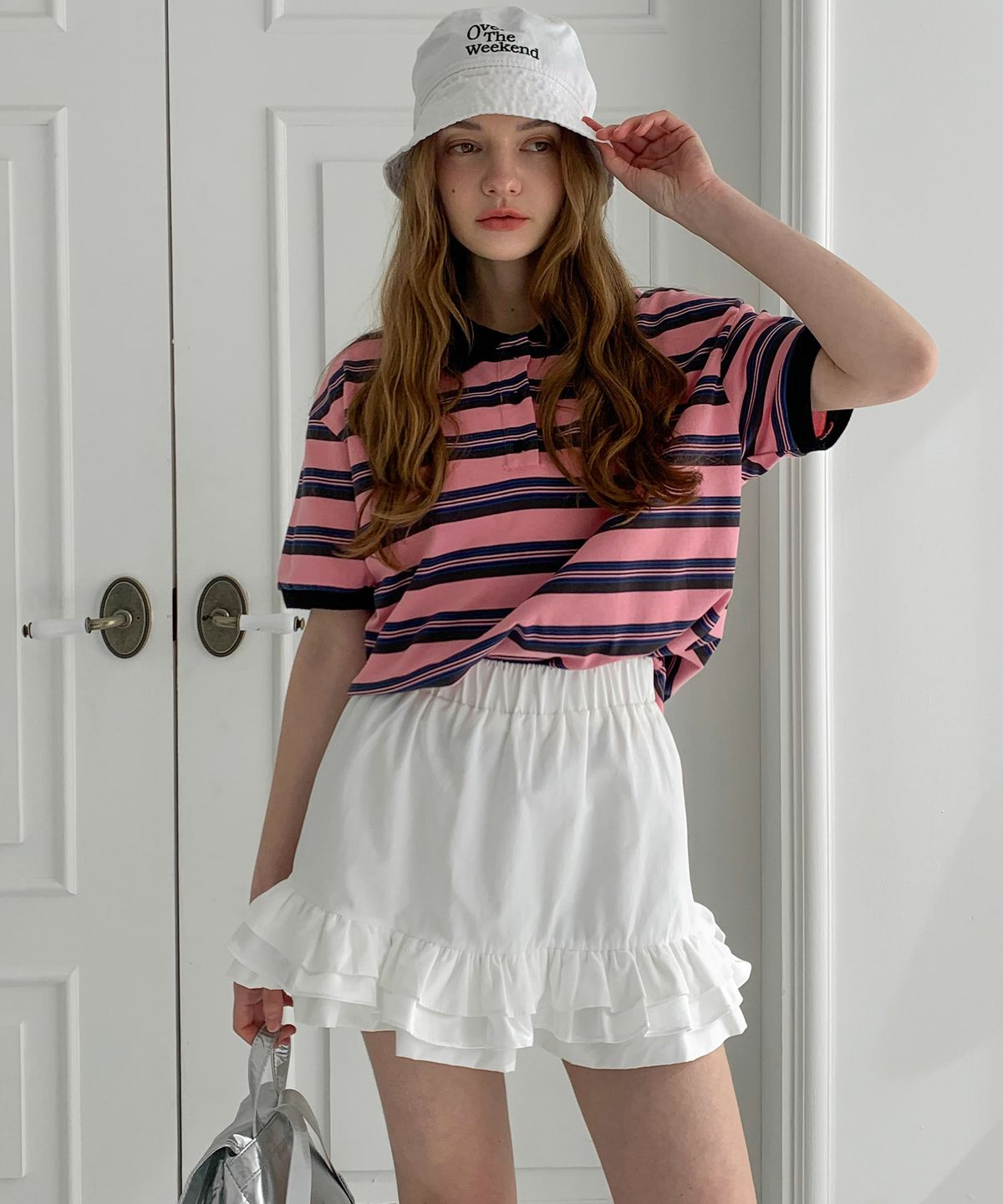 바스카라(VASCARA) Frill Mini Skirt Pants (2colors)