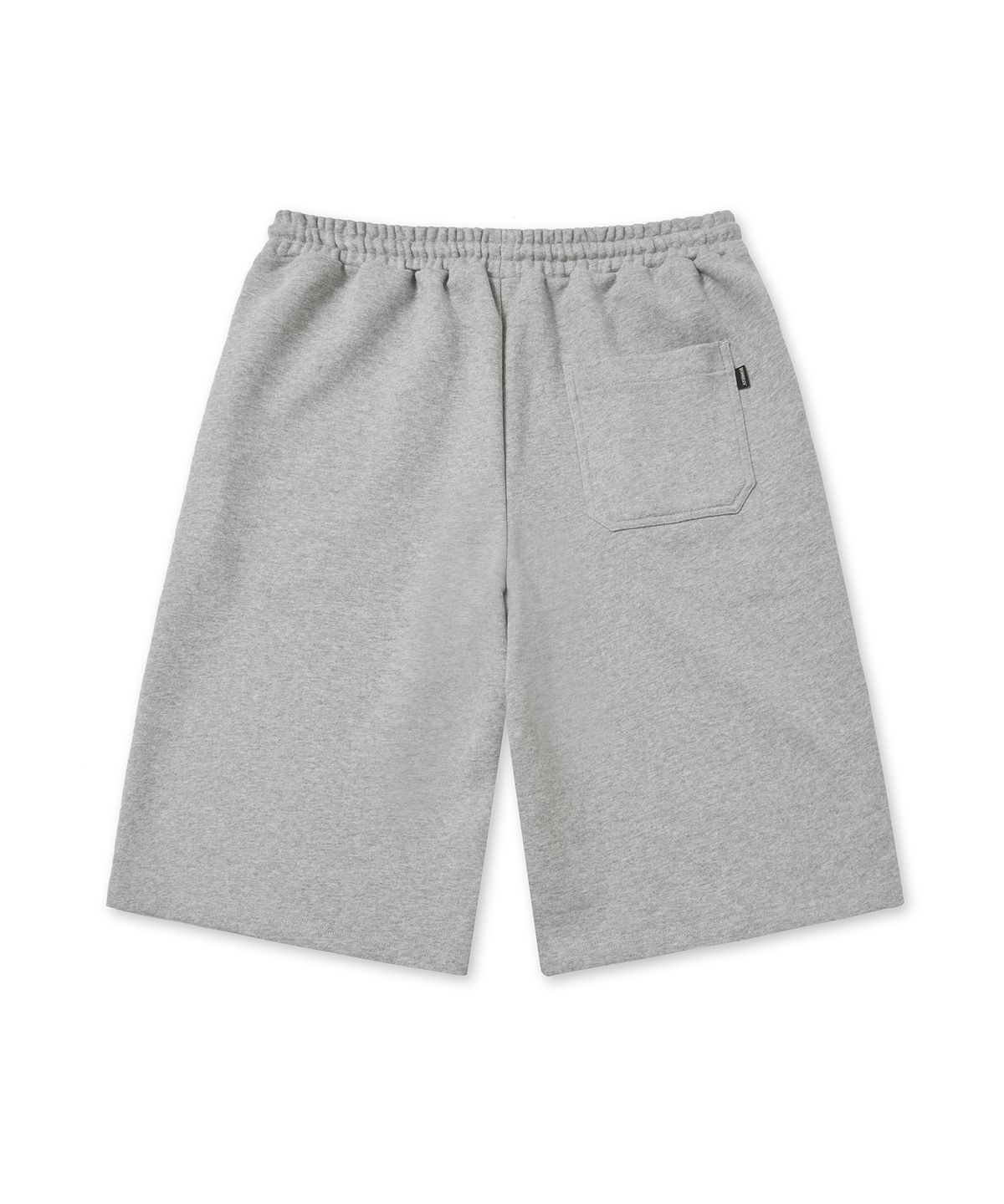 브라운브레스(BROWNBREATH) TAG SWEAT SHORTS - MELANGE GREY