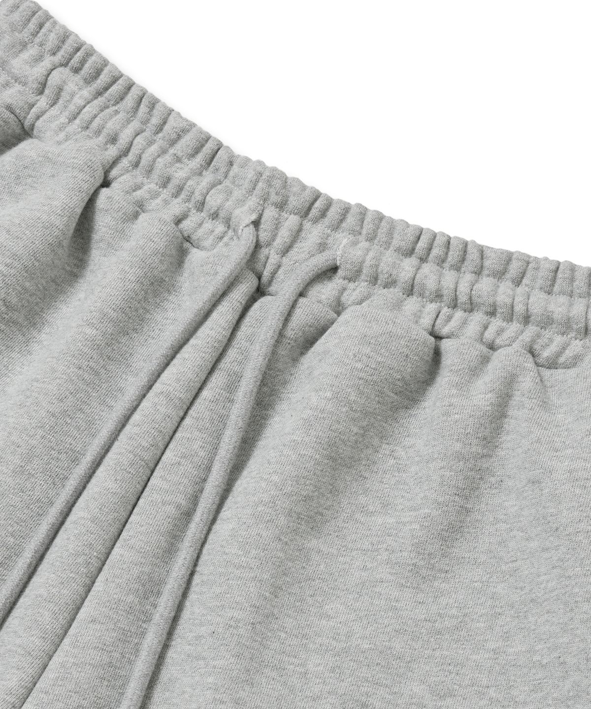 브라운브레스(BROWNBREATH) TAG SWEAT SHORTS - MELANGE GREY