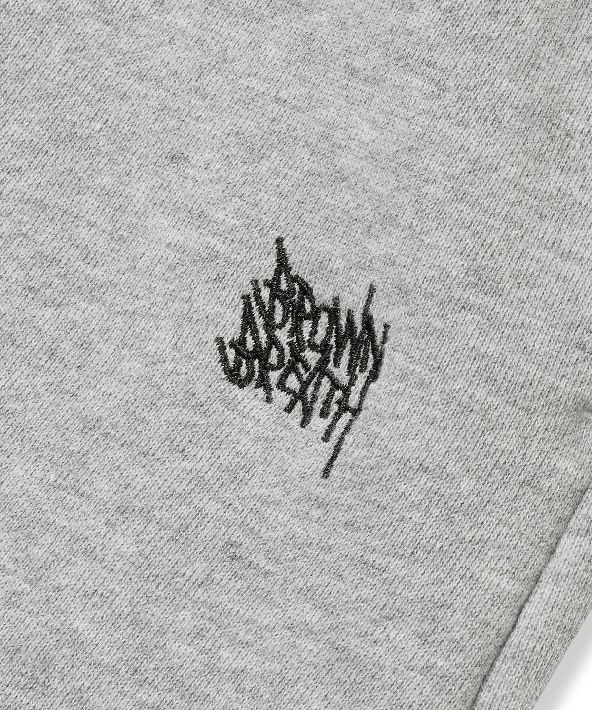 브라운브레스(BROWNBREATH) TAG SWEAT SHORTS - MELANGE GREY