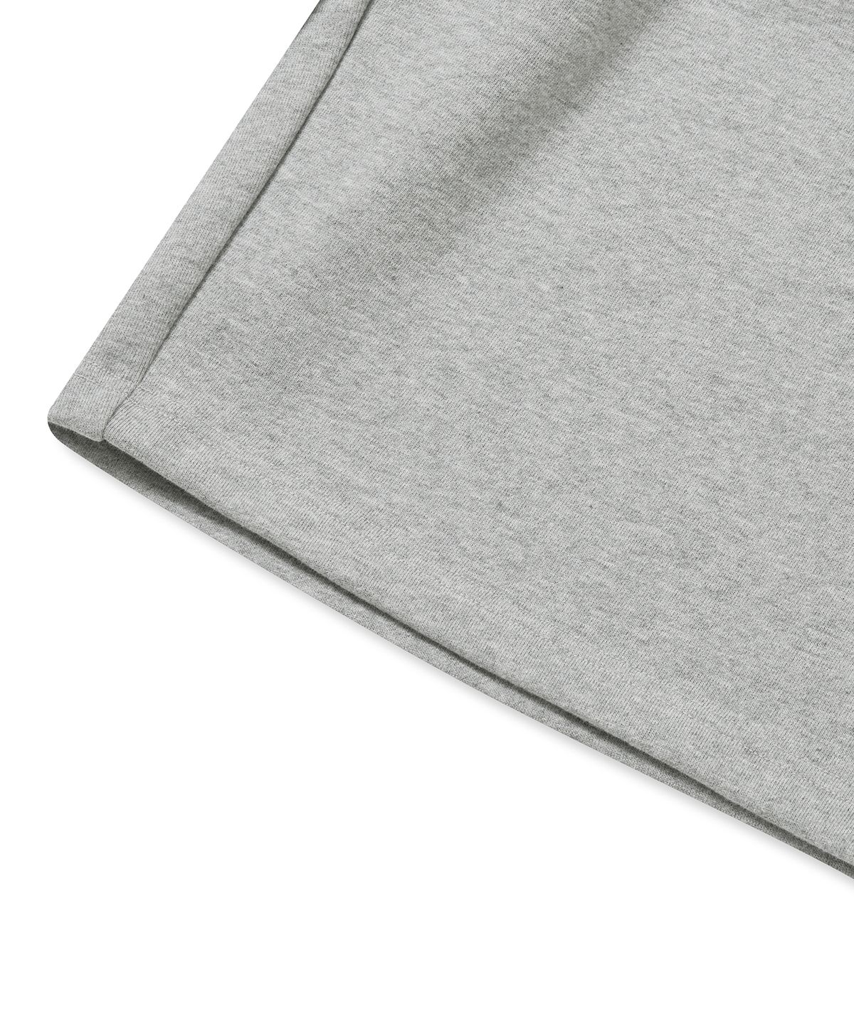 브라운브레스(BROWNBREATH) TAG SWEAT SHORTS - MELANGE GREY