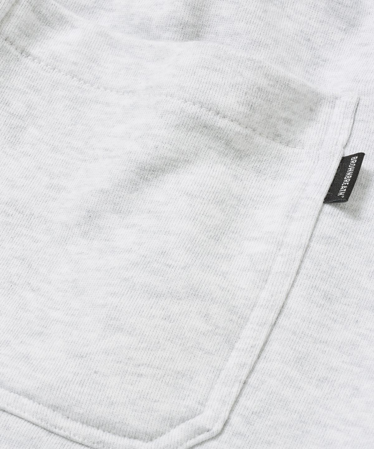 브라운브레스(BROWNBREATH) TAG SWEAT SHORTS - ASH