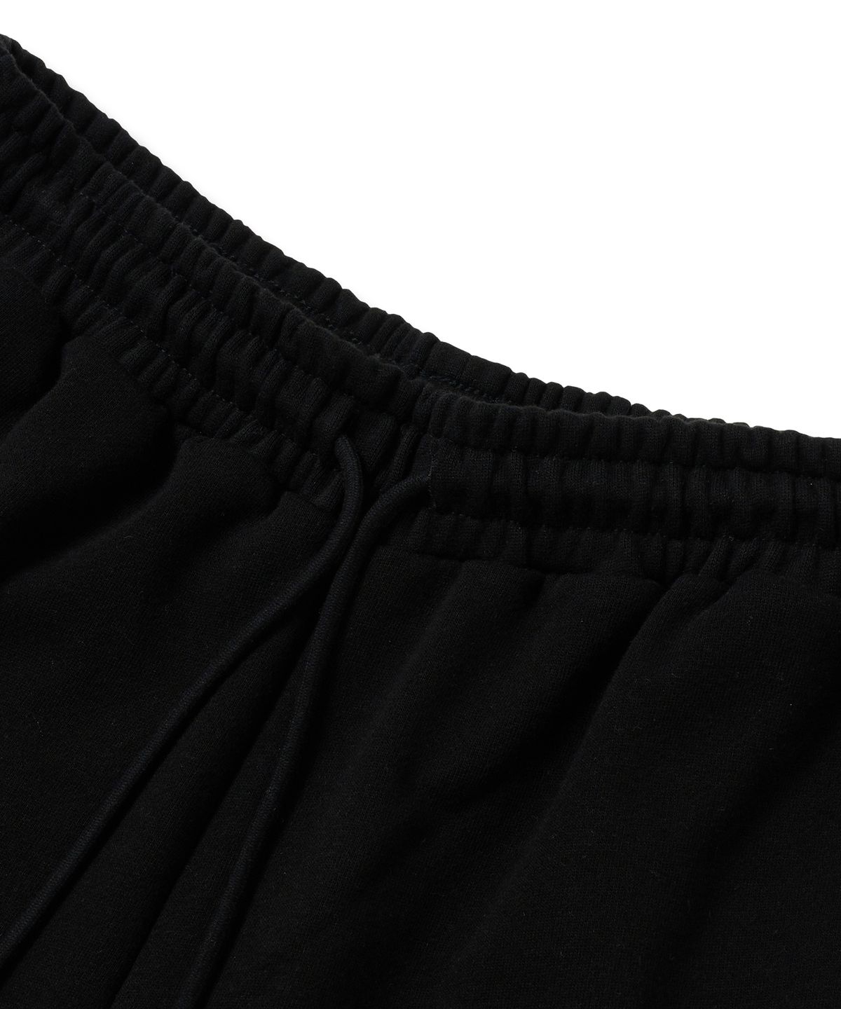 브라운브레스(BROWNBREATH) TAG SWEAT SHORTS - BLACK