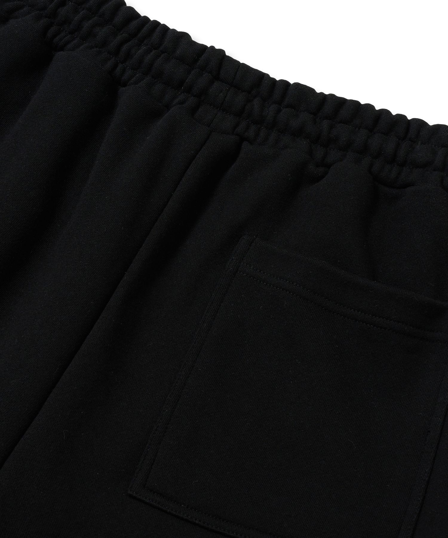 MUSINSA公式 | BROWNBREATH TAG SWEAT PANTS - BLACK