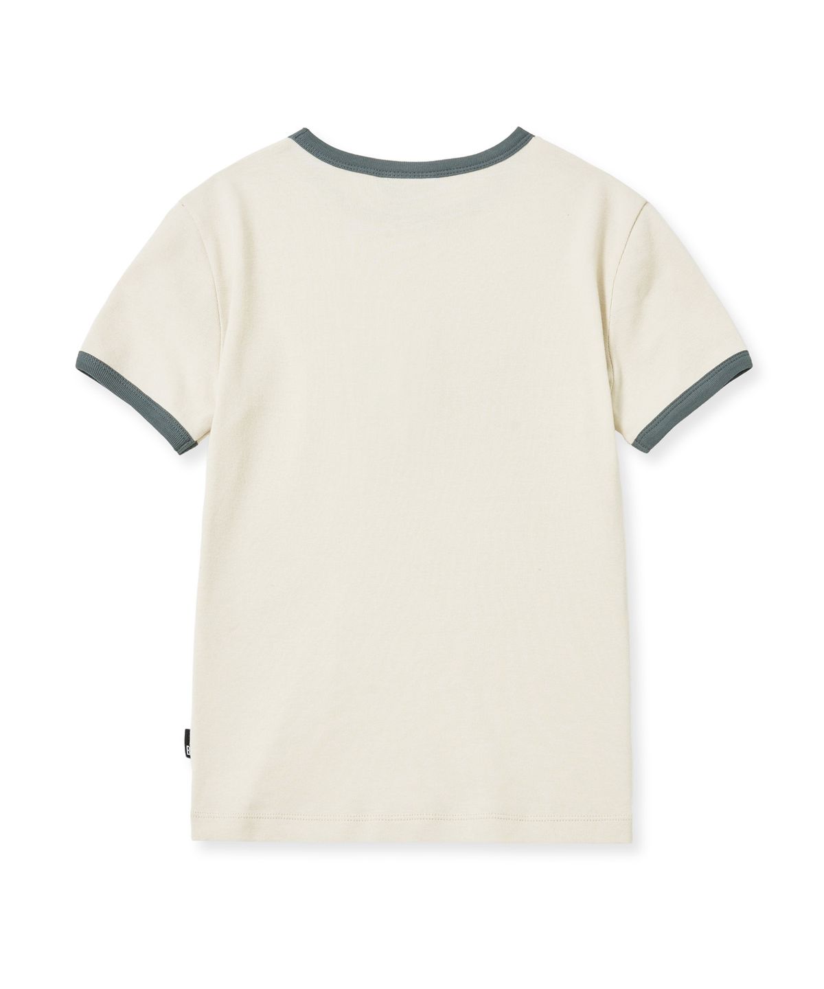 브라운브레스(BROWNBREATH) W KITTY CROP RINGER TEE - BEIGE