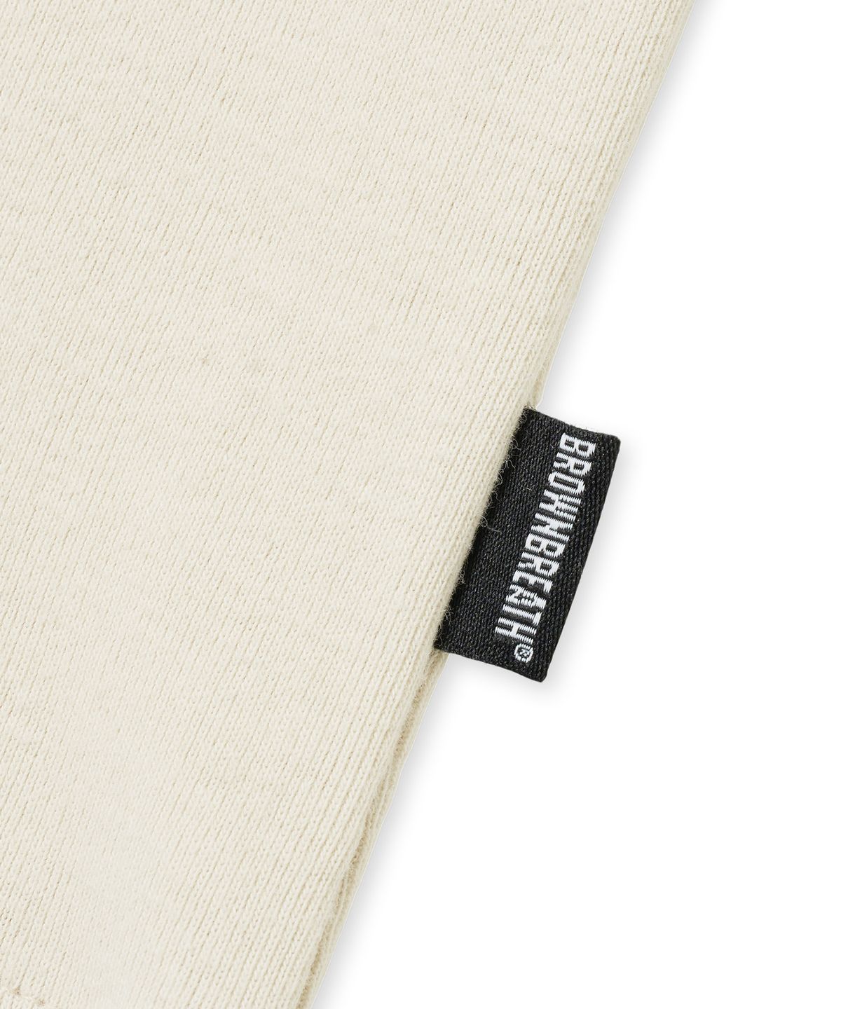 브라운브레스(BROWNBREATH) W KITTY CROP RINGER TEE - BEIGE