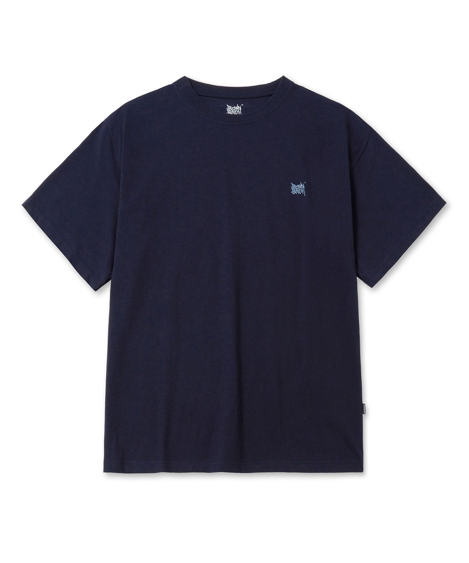 브라운브레스(BROWNBREATH) PAISLEY TAG TEE - NAVY - 사이즈