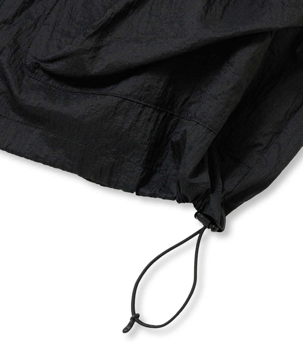 브라운브레스(BROWNBREATH) TAG NYLON HOOD VEST - BLACK