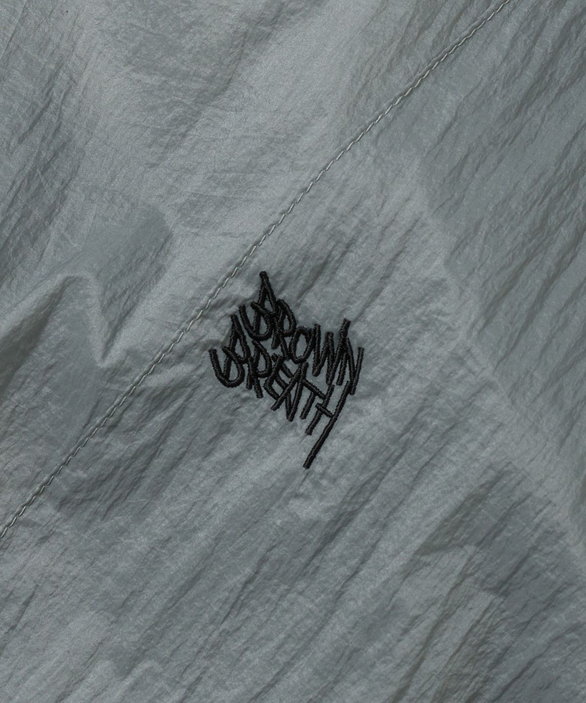 브라운브레스(BROWNBREATH) TAG NYLON HOOD VEST - LIGHT GREY