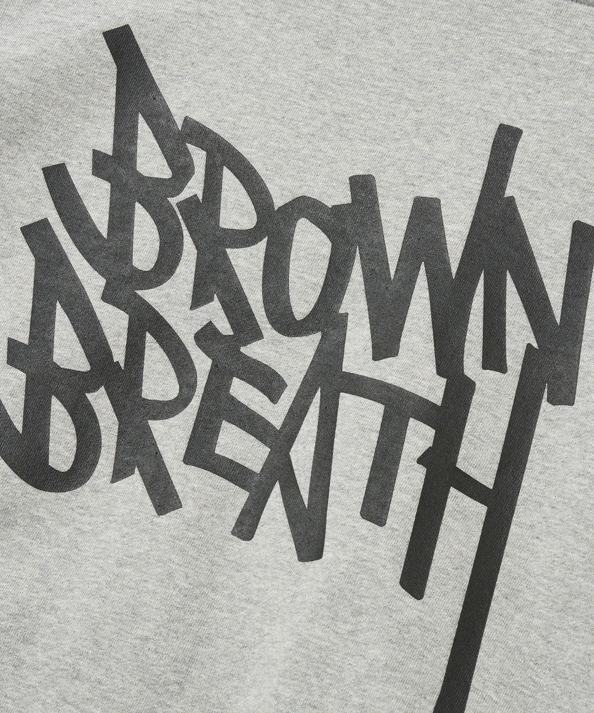 브라운브레스(BROWNBREATH) TAG HOOD ZIP UP - MELANGE GREY