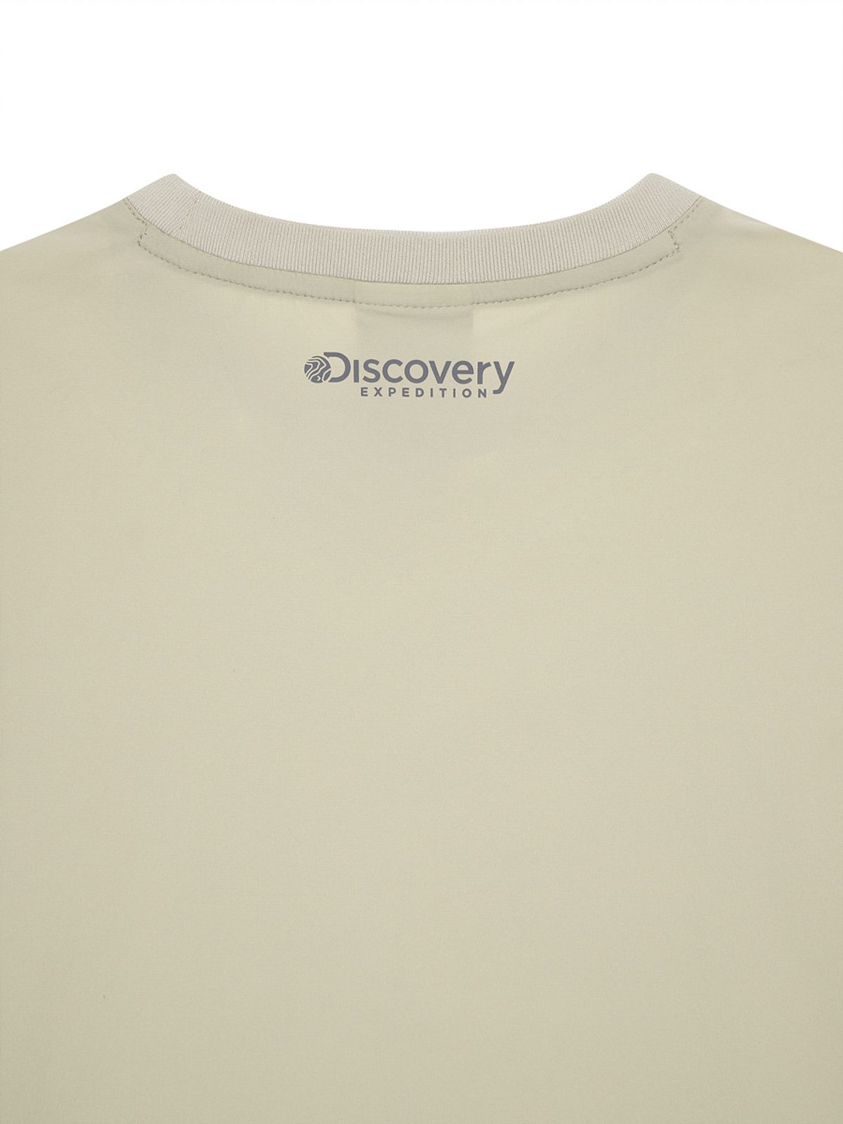 디스커버리 키즈(DISCOVERY KIDS) 키즈 프레시벤트 경량 우븐 아웃도어 트레이닝 반팔티셔츠 (L/BEIGE)
