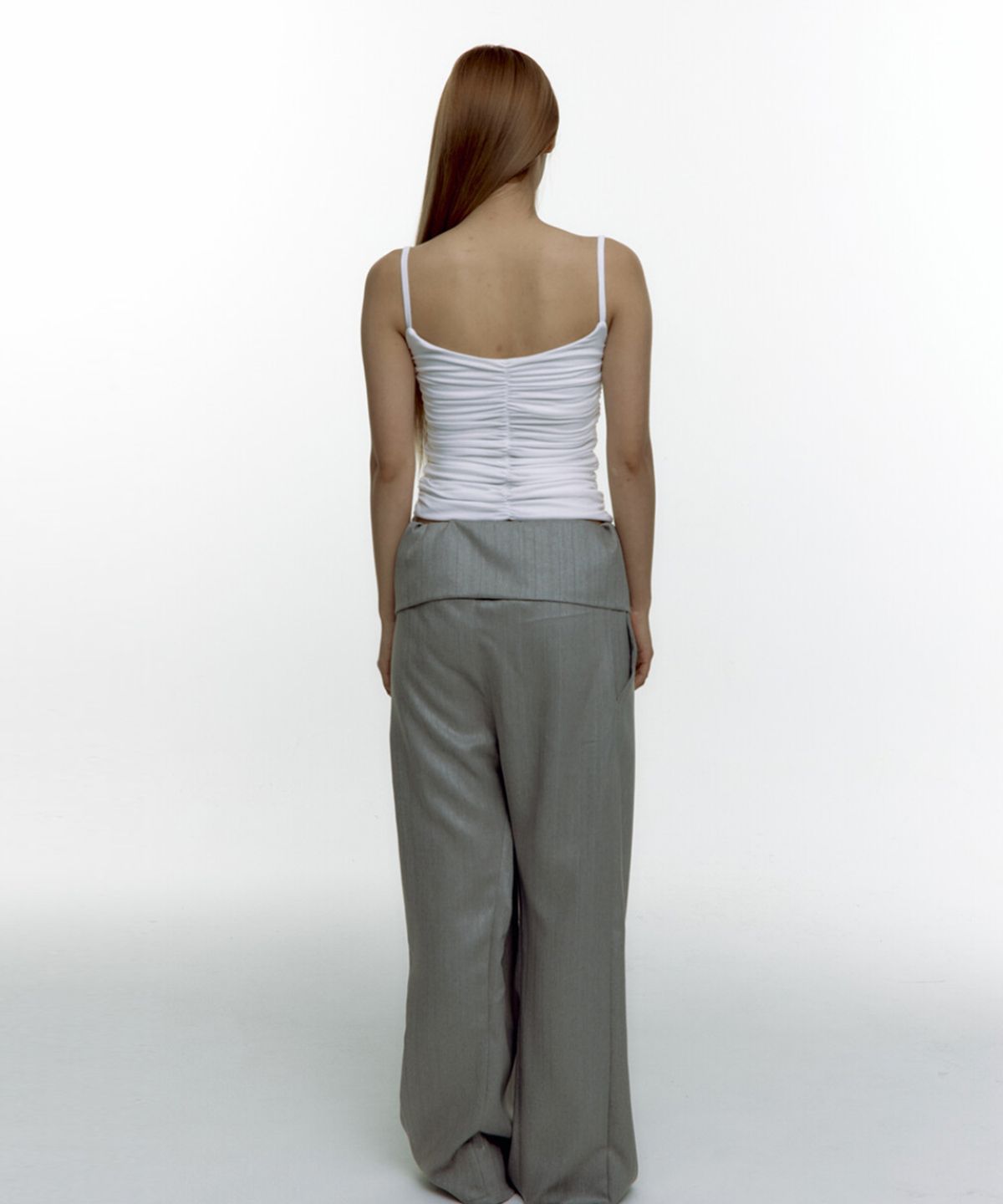 카시코(KASHIKO) Shirring Sleeveless Ivory