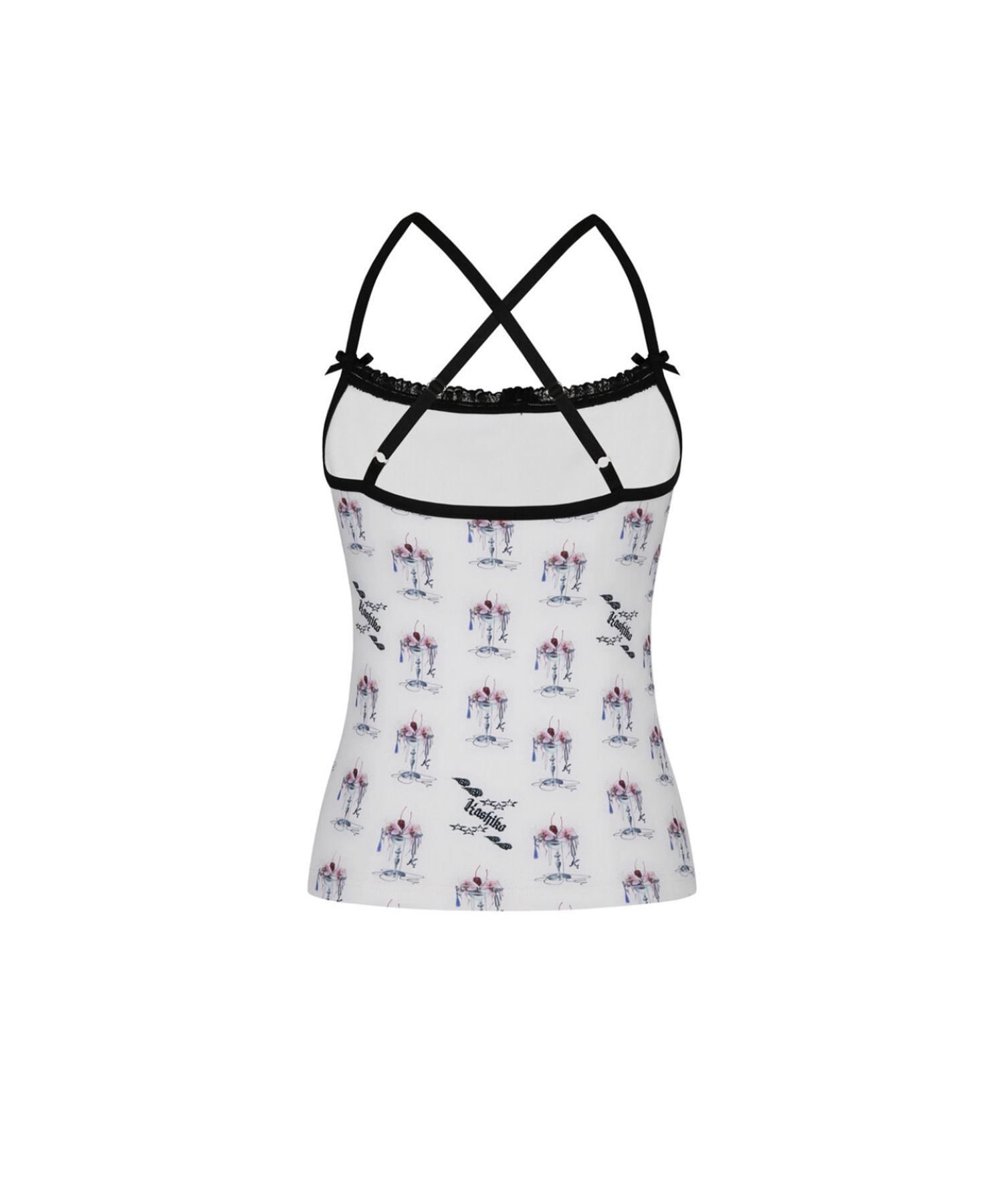 Kashiko Jewel Cocktail Sleeveless キャミソール 카시코(KASHIKO) Jewel Cocktail Sleeveless Ivory - 사이즈 & 후기