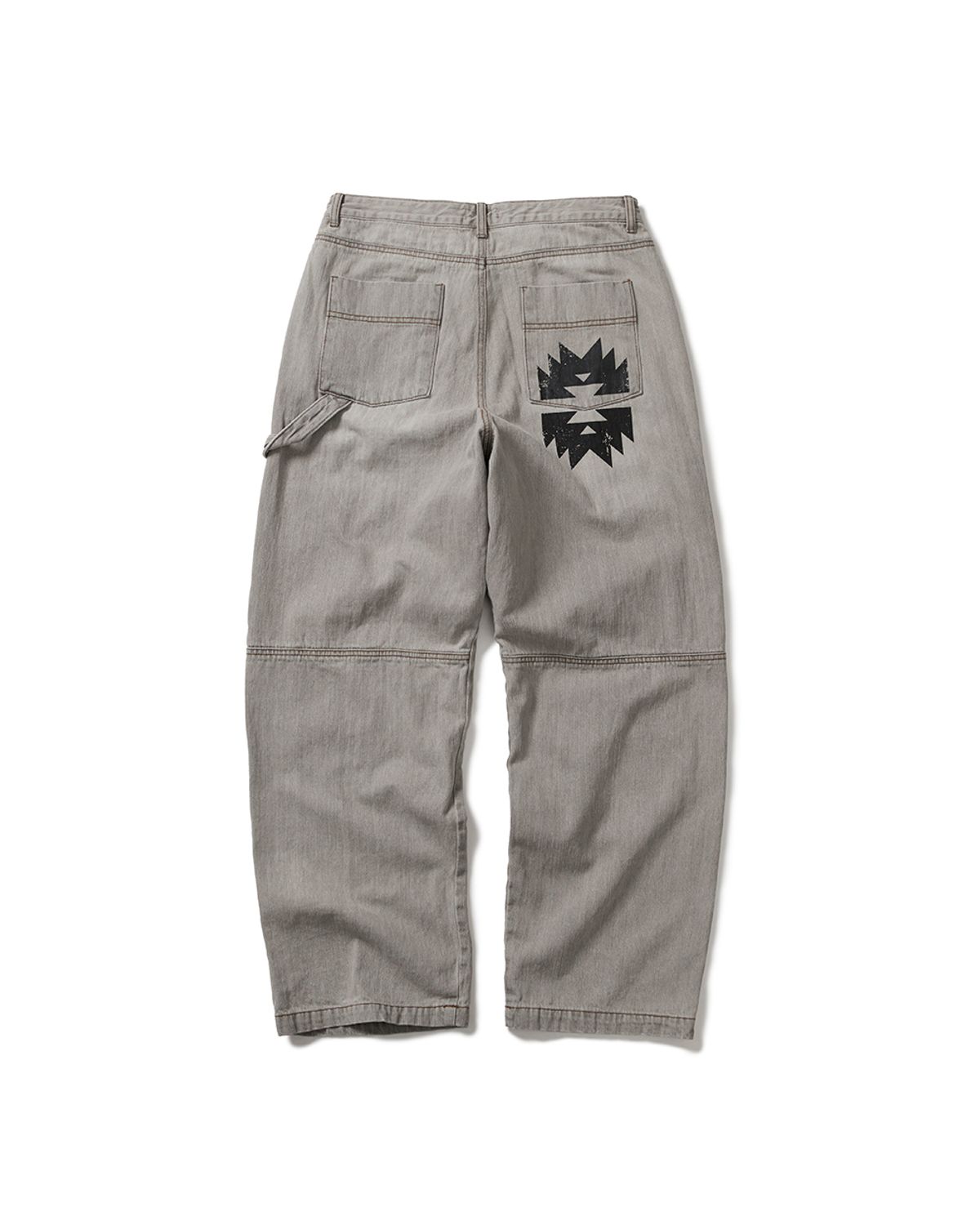 카락터(KARACTOR) Ptery double knee pants / Light gray