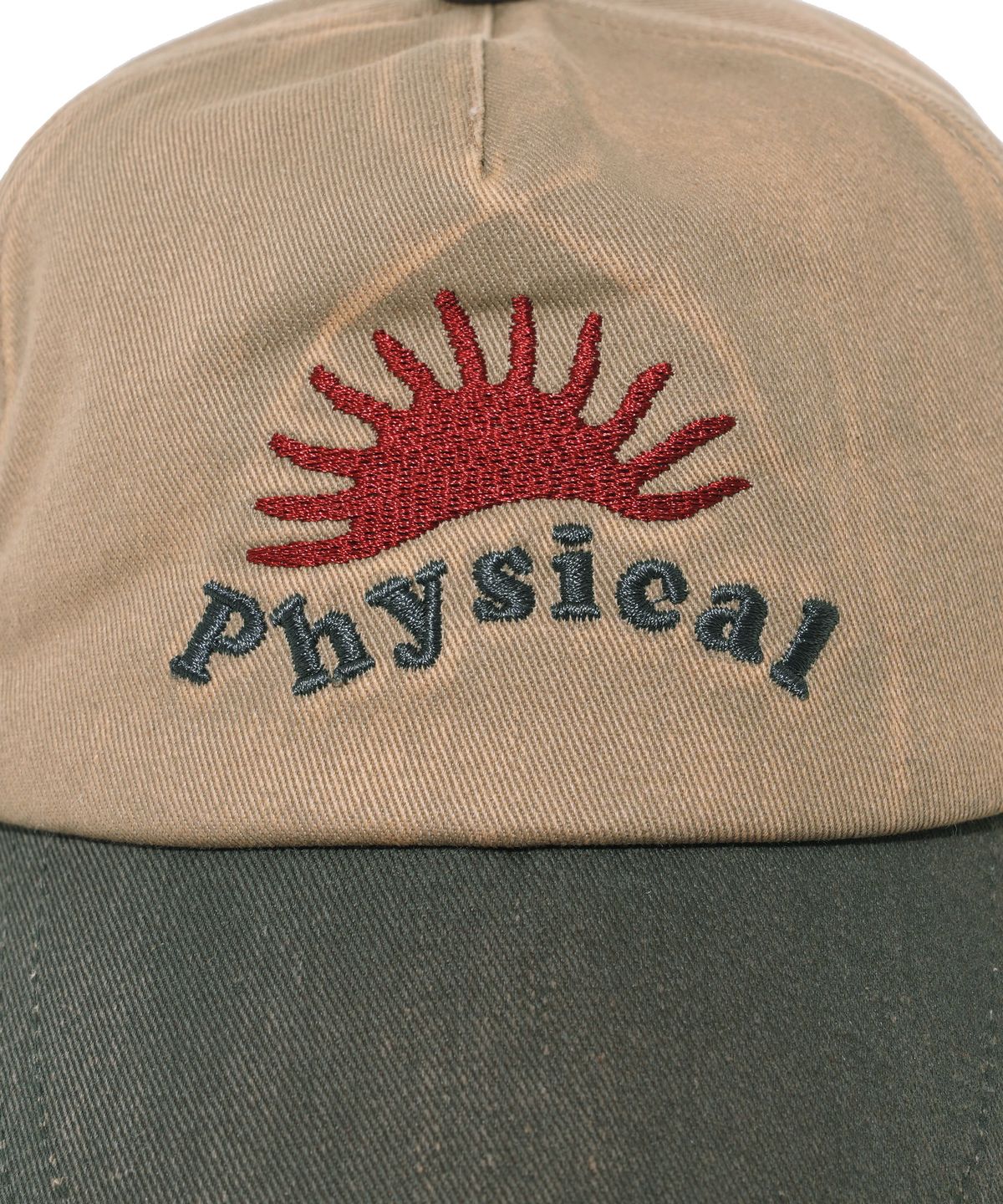 피지컬 디파트먼트(PHYSICAL DEPARTMENT) 썬셋 워시드 트러커캡_카키