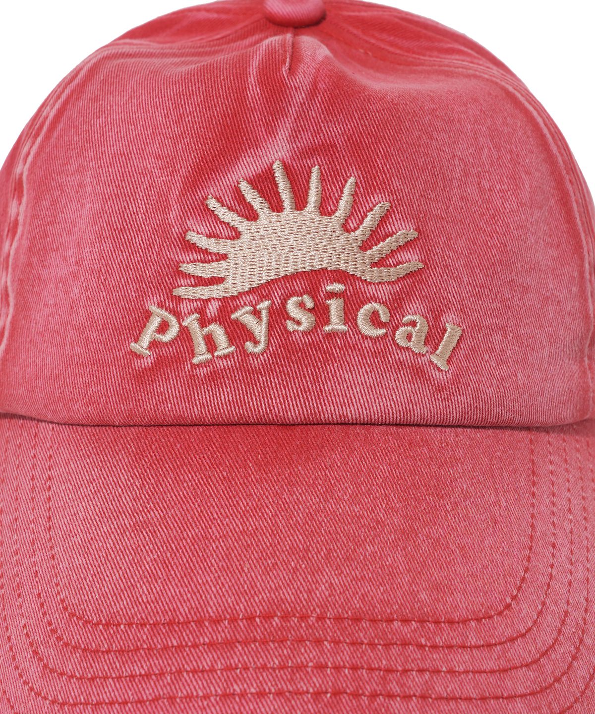 피지컬 디파트먼트(PHYSICAL DEPARTMENT) 썬셋 워시드 트러커캡_레드