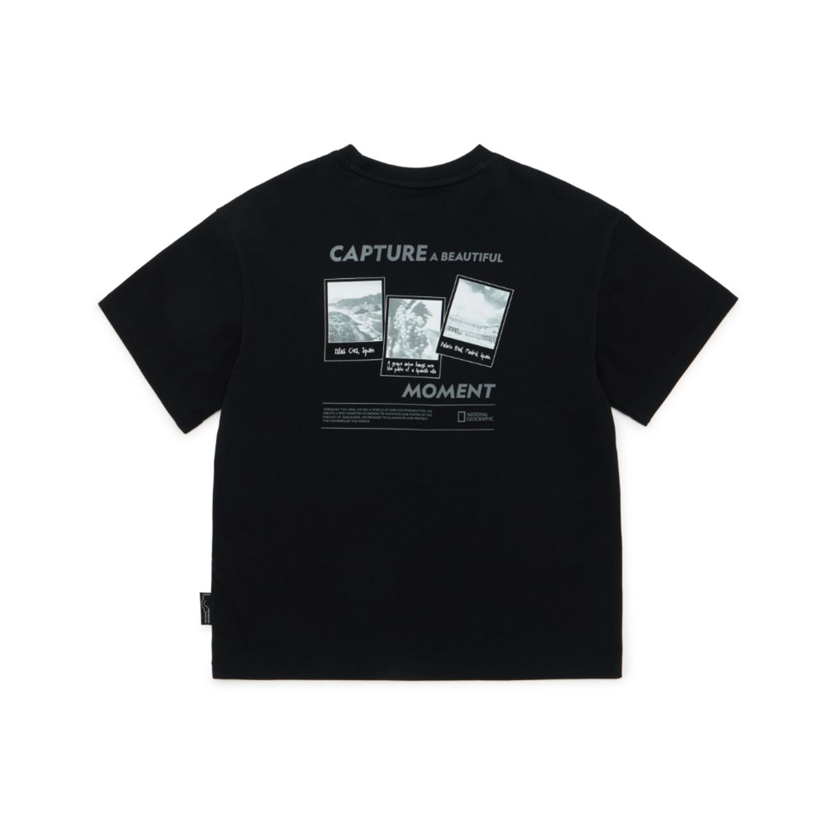 내셔널지오그래픽 키즈(NATIONAL GEOGRAPHIC KIDS) K252UTS820 어드벤처 그래픽 반팔티 CARBONBLACK
