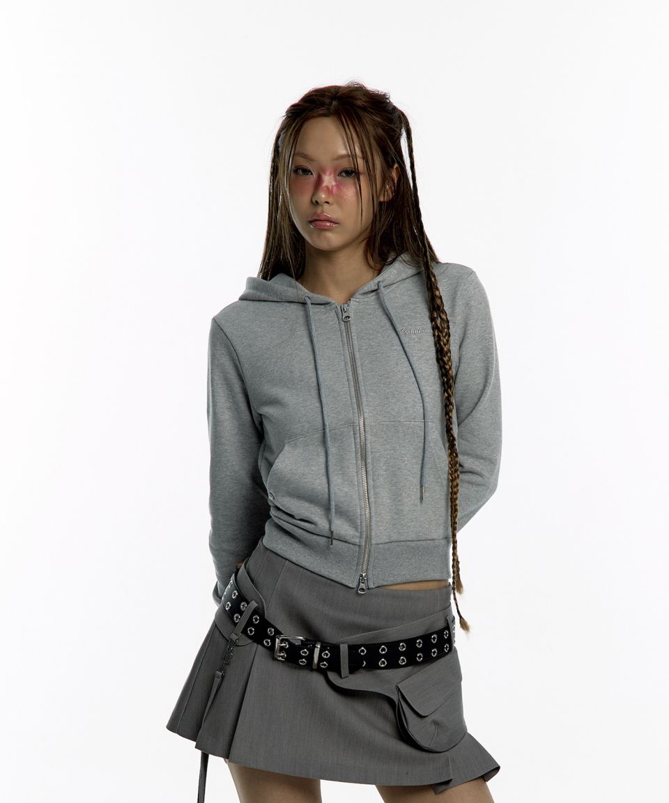 トップス Kashiko Yantra Slim Hood Zip-up Gray MUSINSA公式 | KASHIKO Yantra Slim Hood Zip-up Gray