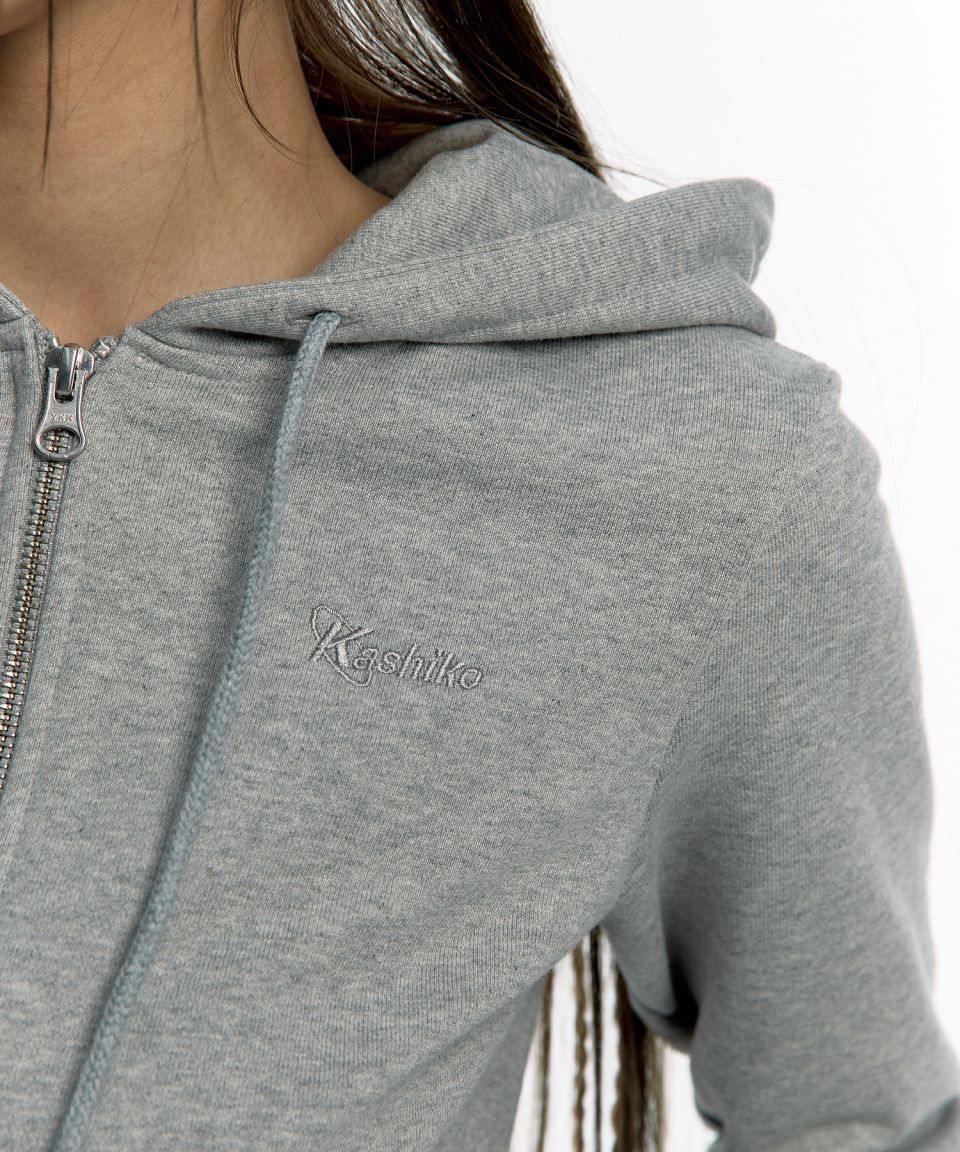 トップス Kashiko Yantra Slim Hood Zip-up Gray MUSINSA公式 | KASHIKO Yantra Slim Hood Zip-up Gray