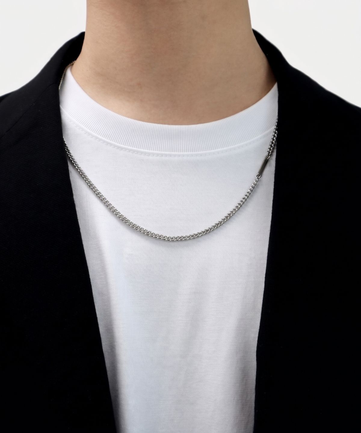 베이스클레프(BASSCLEF) 기본 체인 목걸이 써지컬 스틸 CLEF CHAIN S2 NEC