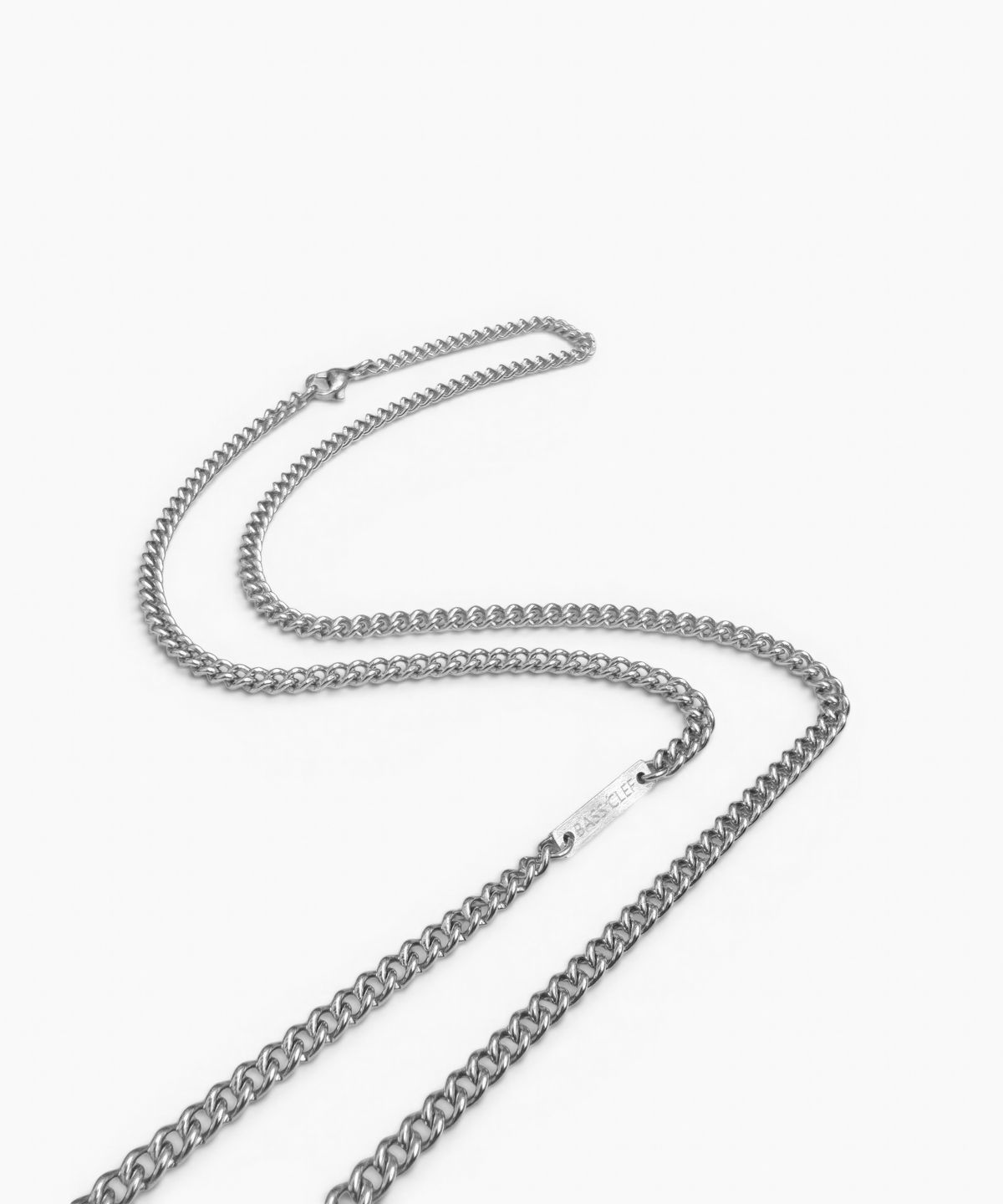 베이스클레프(BASSCLEF) 기본 체인 목걸이 써지컬 스틸 CLEF CHAIN S2 NEC
