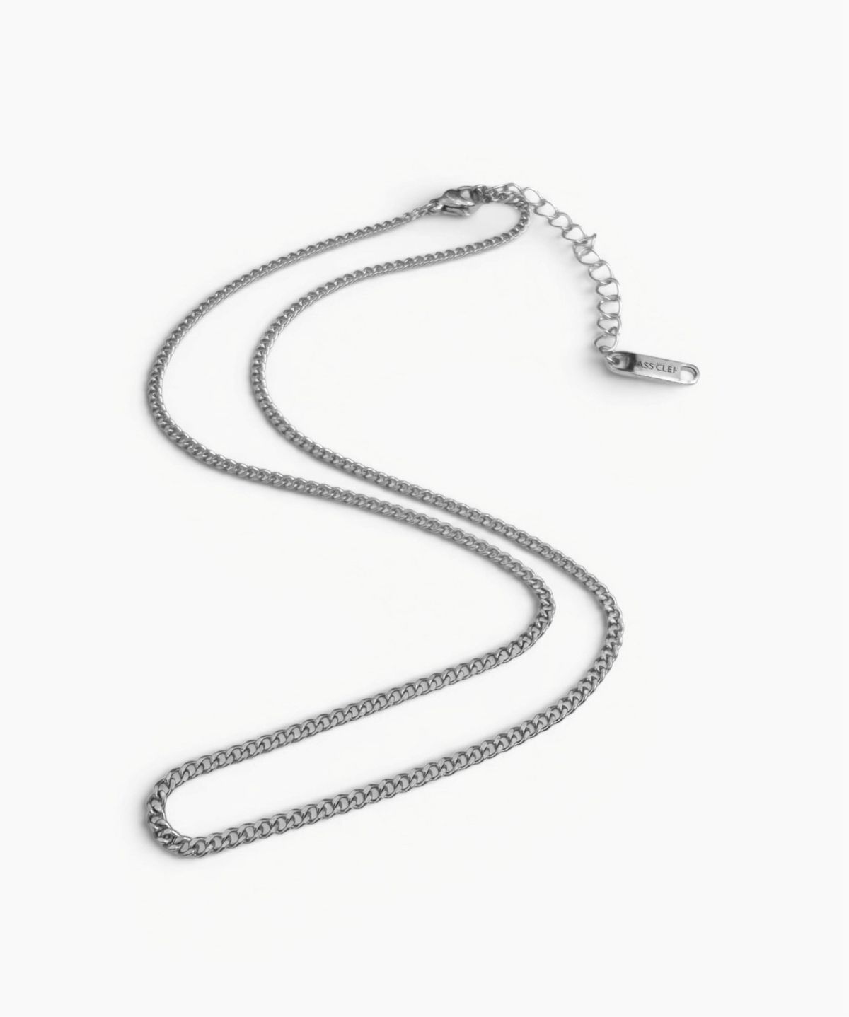 베이스클레프(BASSCLEF) 남자 체인 목걸이 써지컬 스틸 CLEF 40 Chain NEC