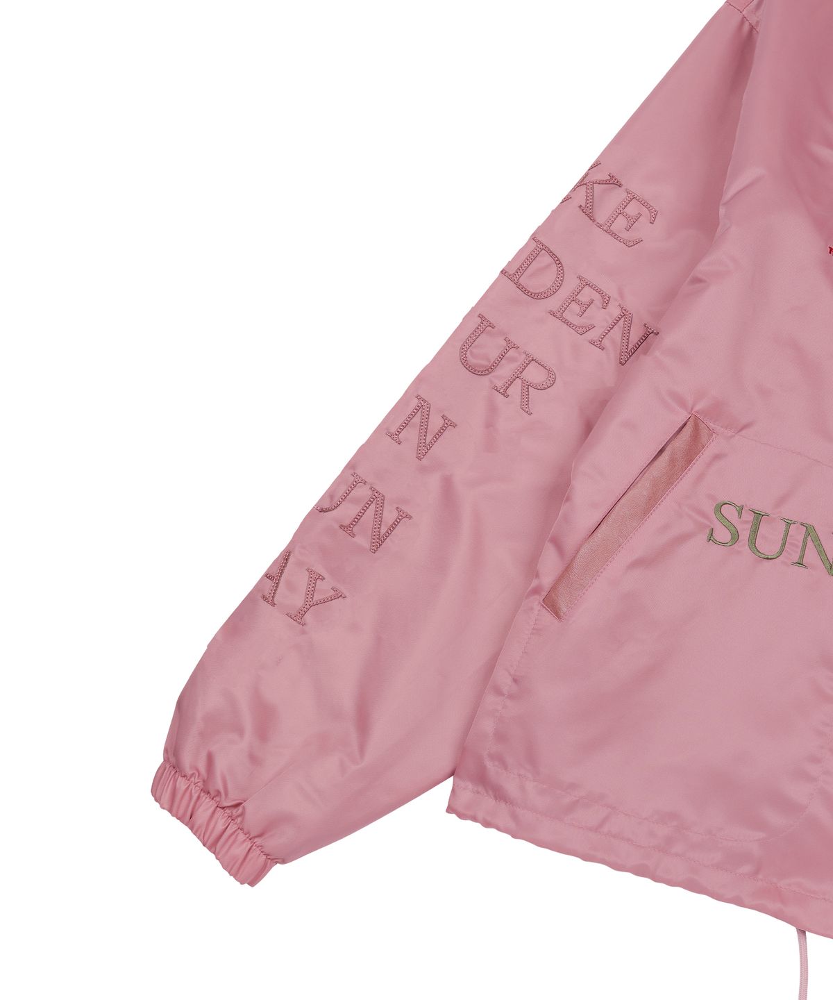 선데이후르츠마켓(SUNDAY FRUIT MARKET) APPLE COACH JACKET PINK
