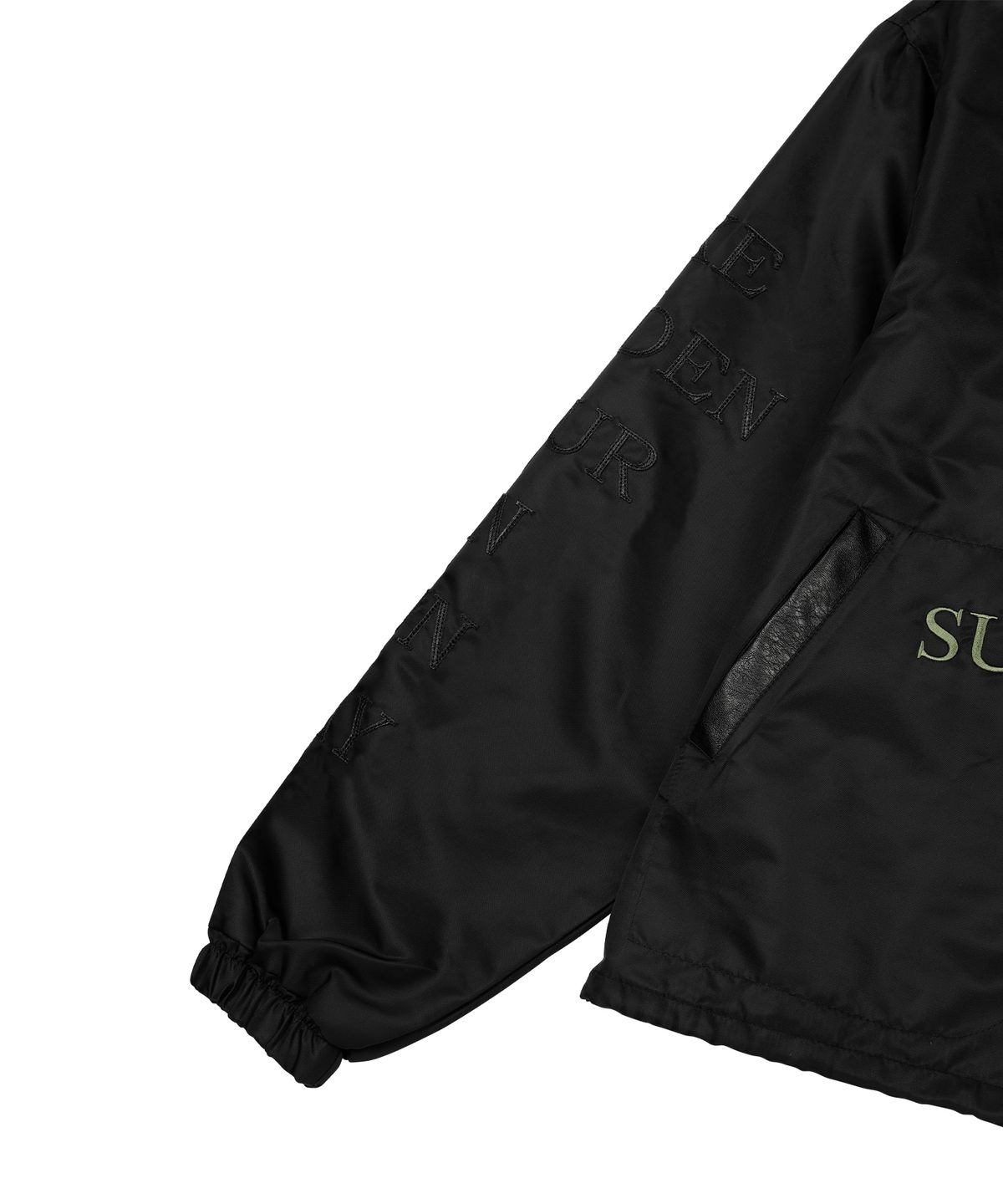 선데이후르츠마켓(SUNDAY FRUIT MARKET) APPLE COACH JACKET BLACK