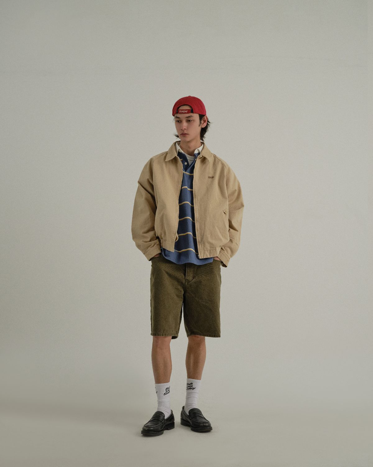 선데이후르츠마켓(SUNDAY FRUIT MARKET) SUN WASHED JACKET BEIGE