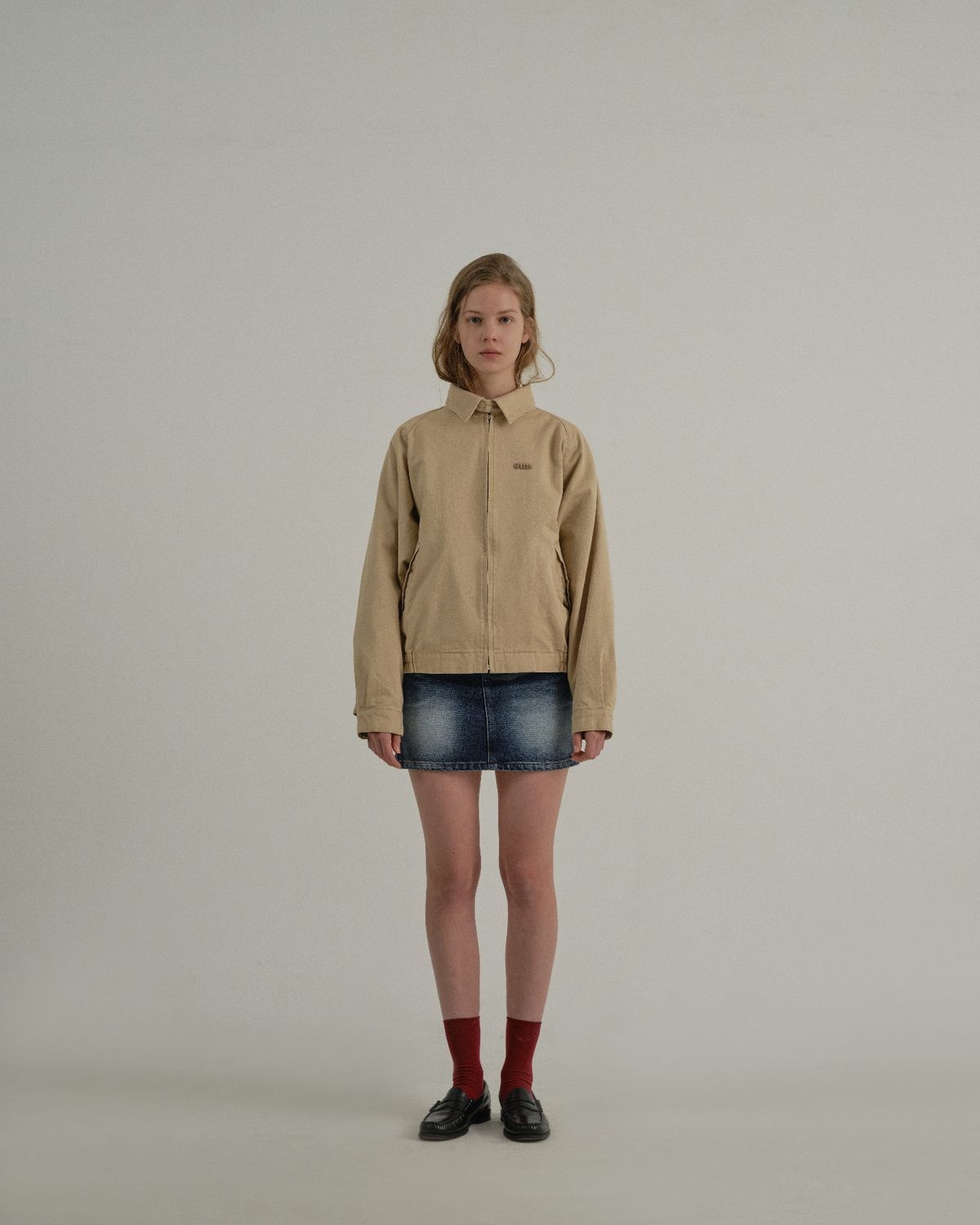 선데이후르츠마켓(SUNDAY FRUIT MARKET) SUN WASHED JACKET BEIGE
