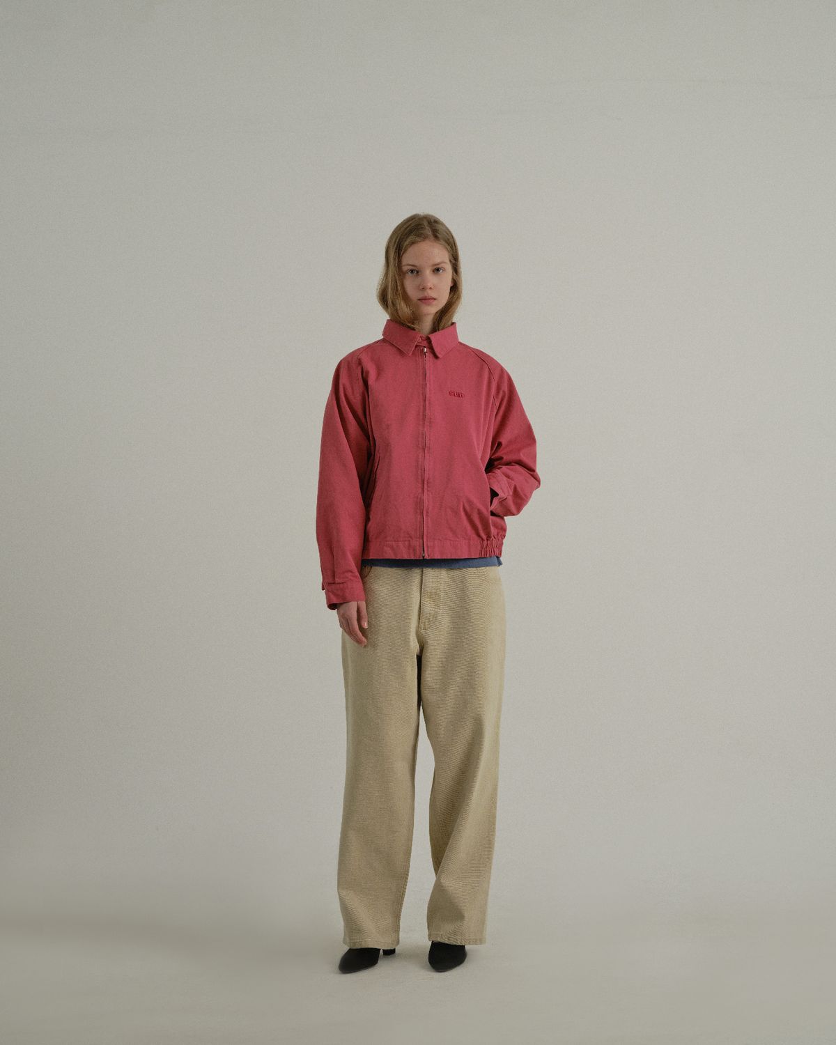 선데이후르츠마켓(SUNDAY FRUIT MARKET) SUN WASHED JACKET PINK