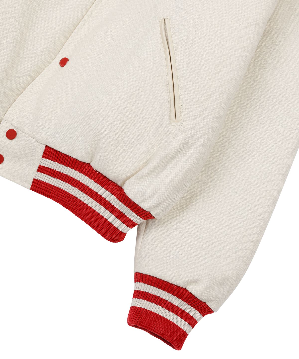 선데이후르츠마켓(SUNDAY FRUIT MARKET) BERRY FARM VARSITY JACKET IVORY