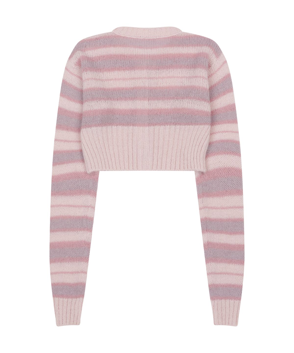 선데이후르츠마켓(SUNDAY FRUIT MARKET) W) STRIPE SUN CARDIGAN PINK