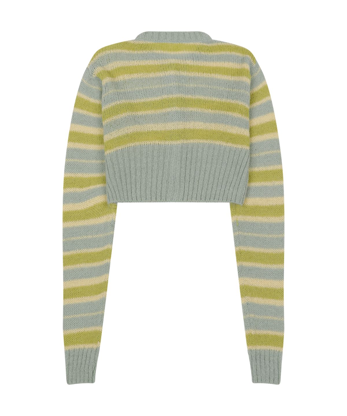 선데이후르츠마켓(SUNDAY FRUIT MARKET) W) STRIPE SUN CARDIGAN MINT