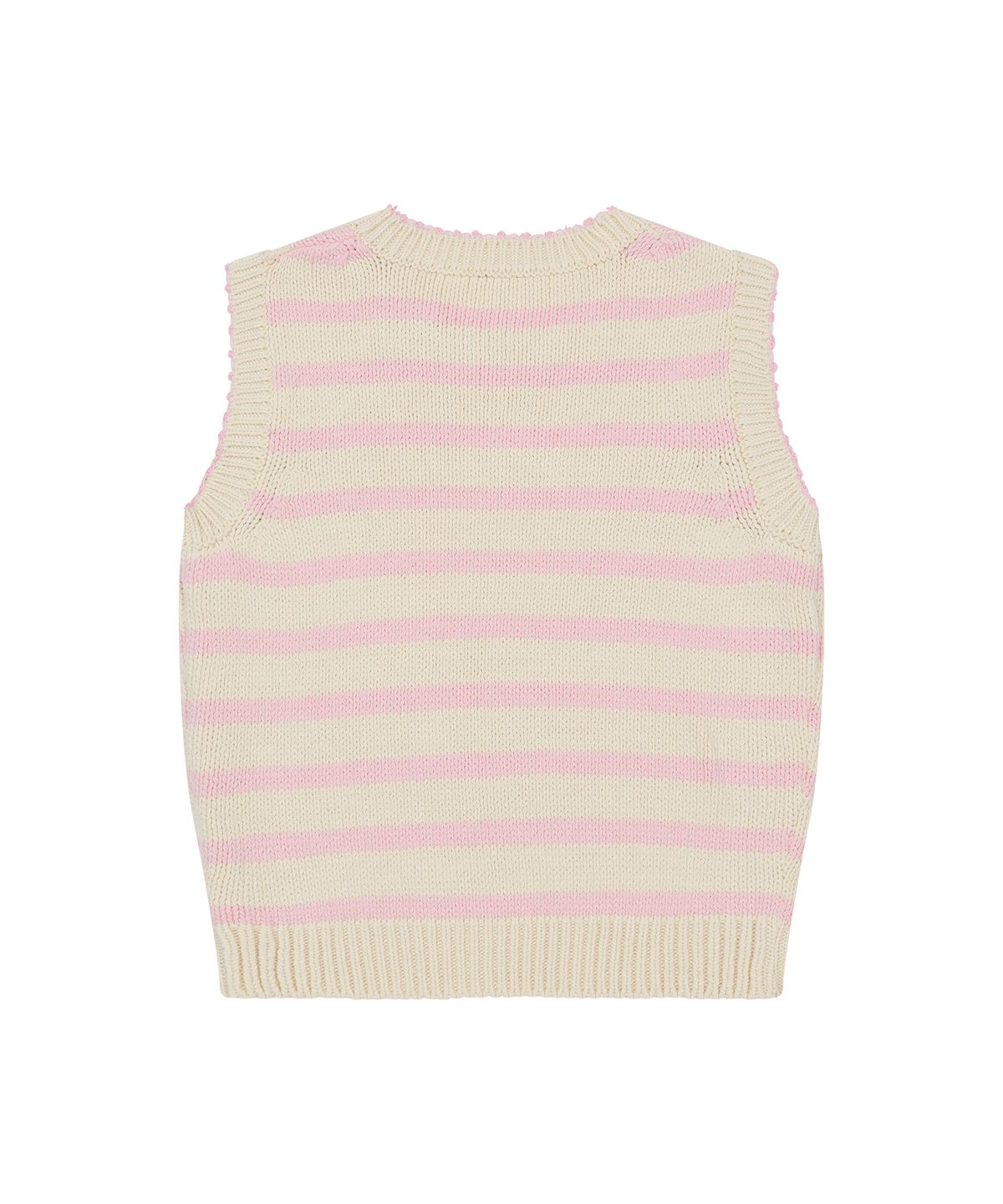 선데이후르츠마켓(SUNDAY FRUIT MARKET) W) CANDY CROPPED VEST CREAM