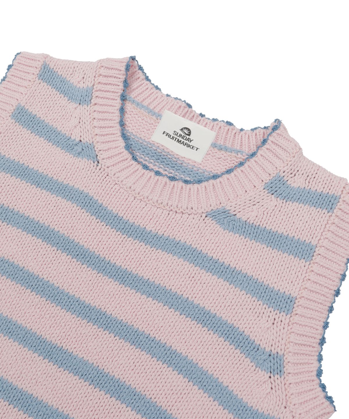 선데이후르츠마켓(SUNDAY FRUIT MARKET) W) CANDY CROPPED VEST PINK