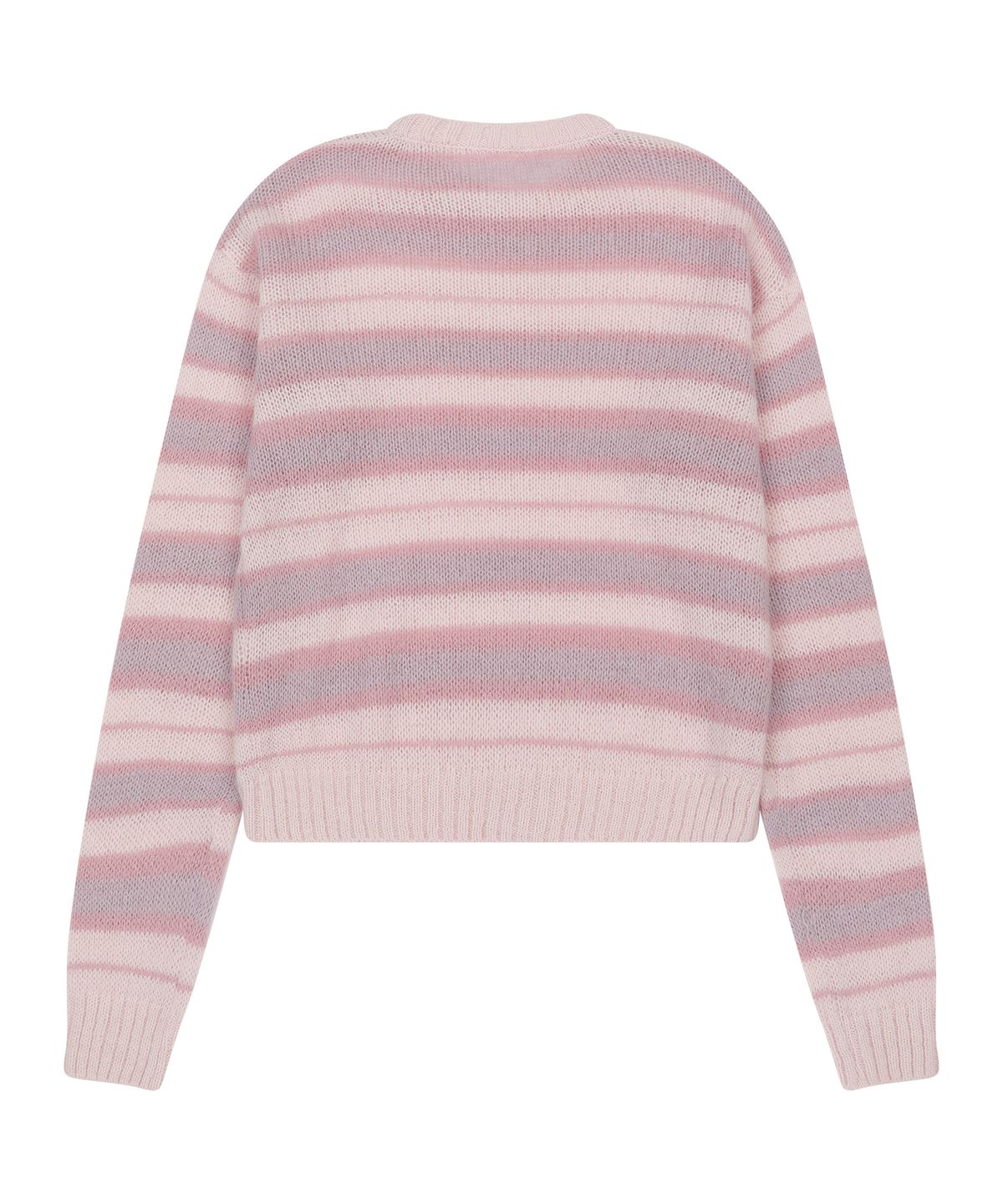 선데이후르츠마켓(SUNDAY FRUIT MARKET) STRIPE SUN KNIT CREW PINK