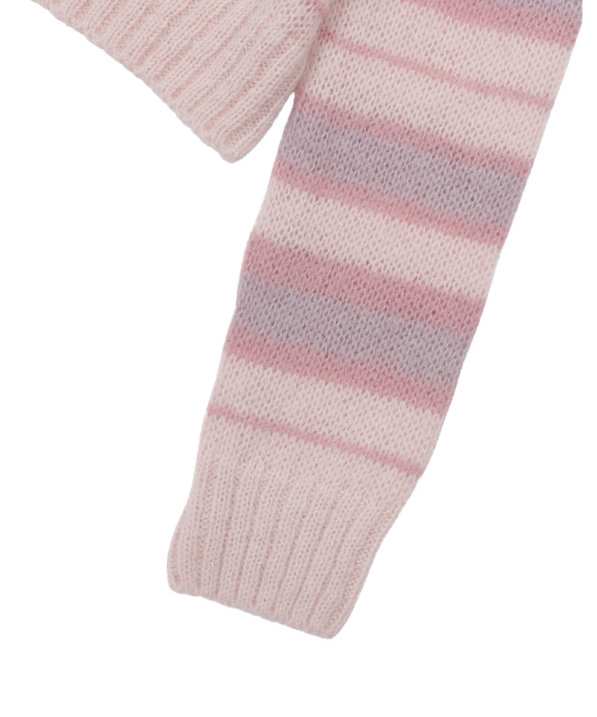 선데이후르츠마켓(SUNDAY FRUIT MARKET) STRIPE SUN KNIT CREW PINK