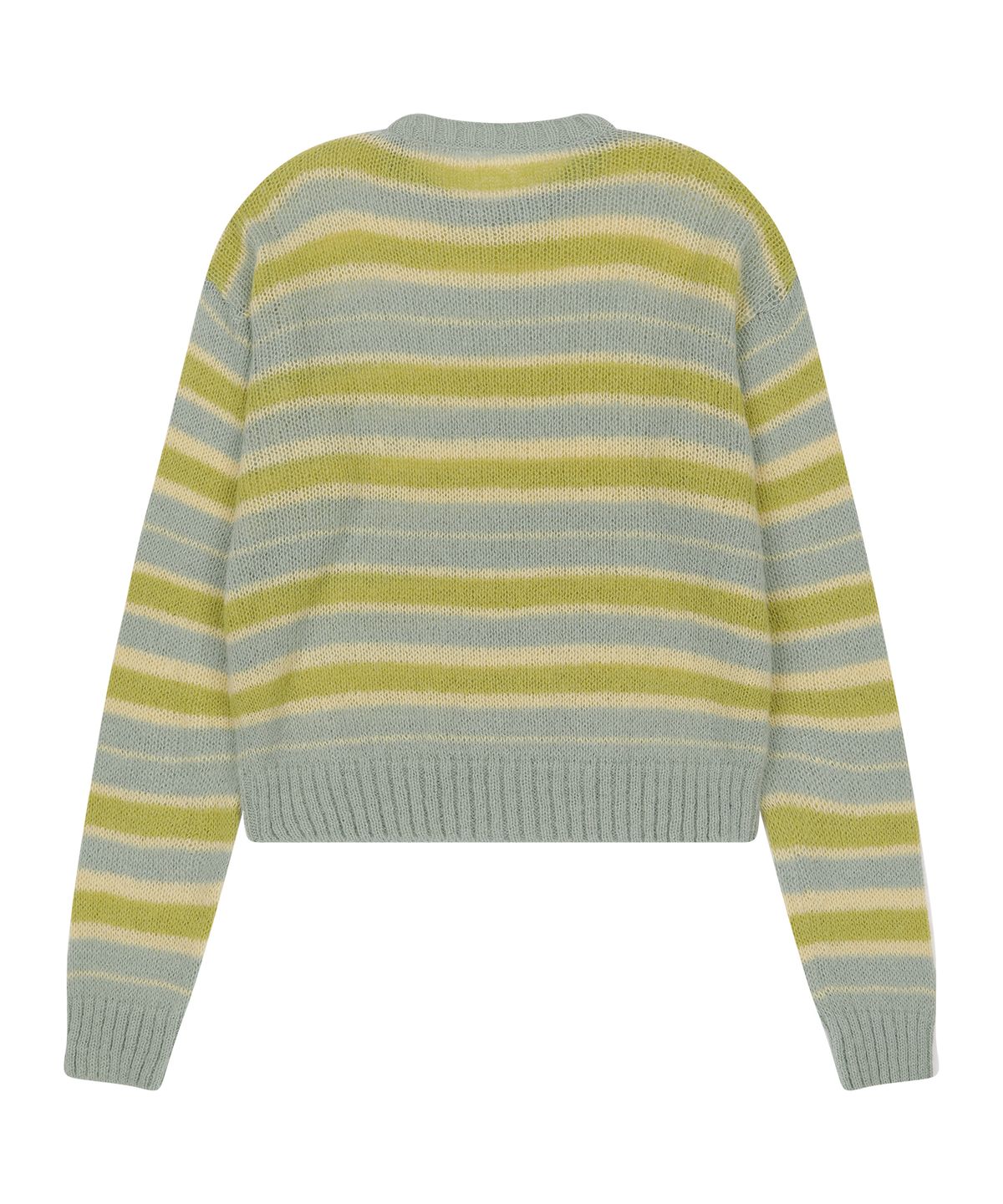 선데이후르츠마켓(SUNDAY FRUIT MARKET) STRIPE SUN KNIT CREW MINT
